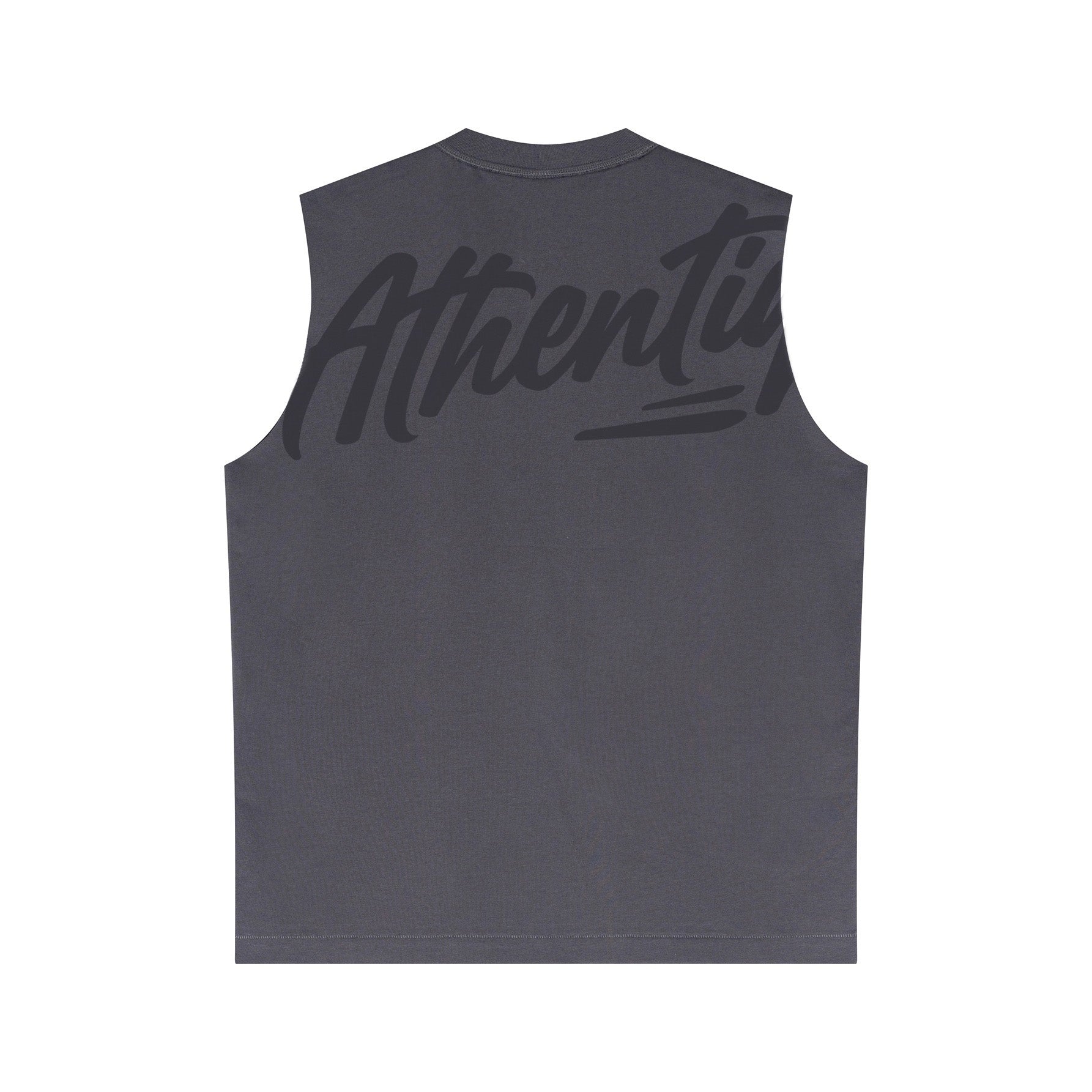 ATHENTIQ LOGO MUSCLE TEE