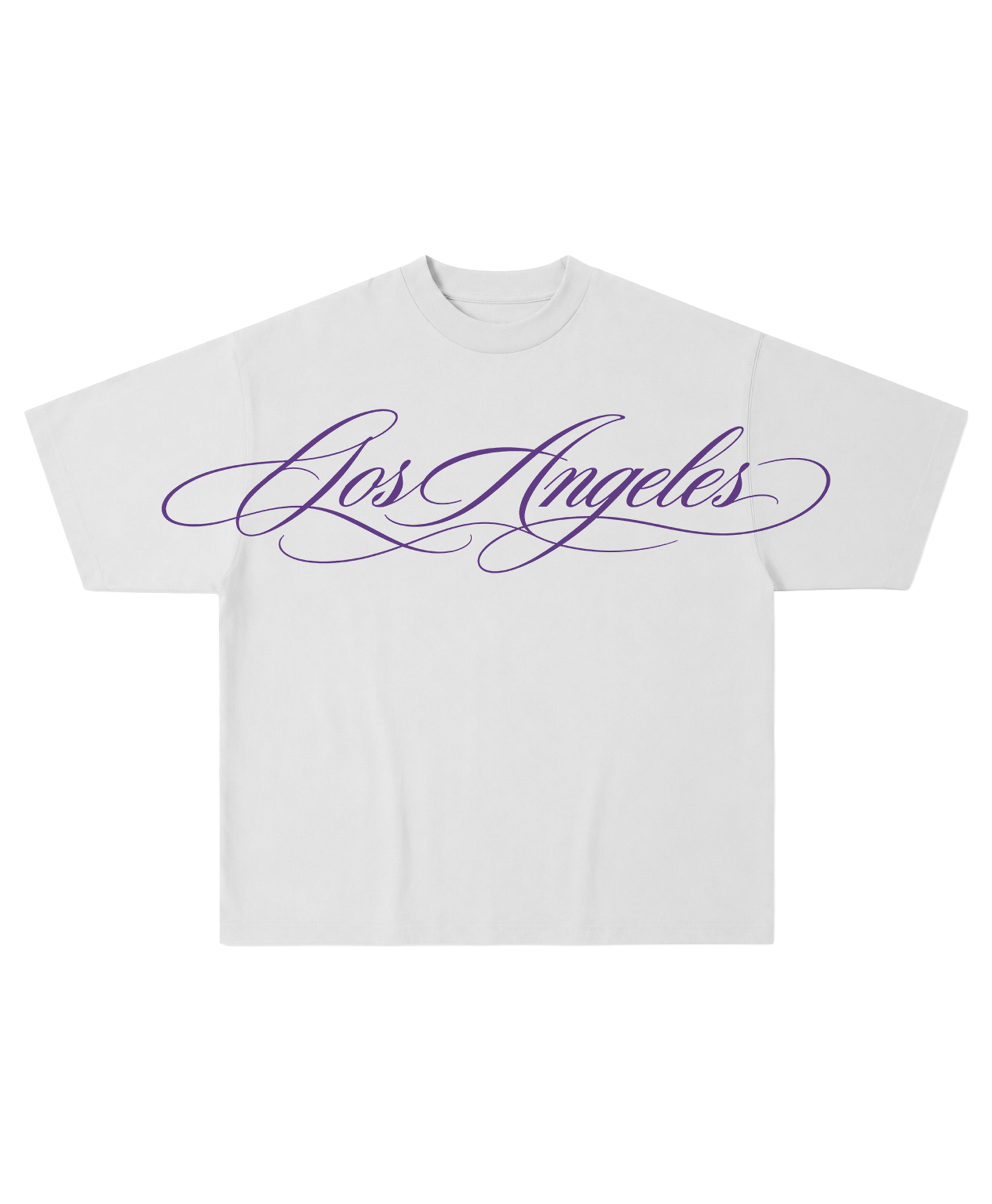 LOS ANGELES MANUSCRIPT FADED TEE