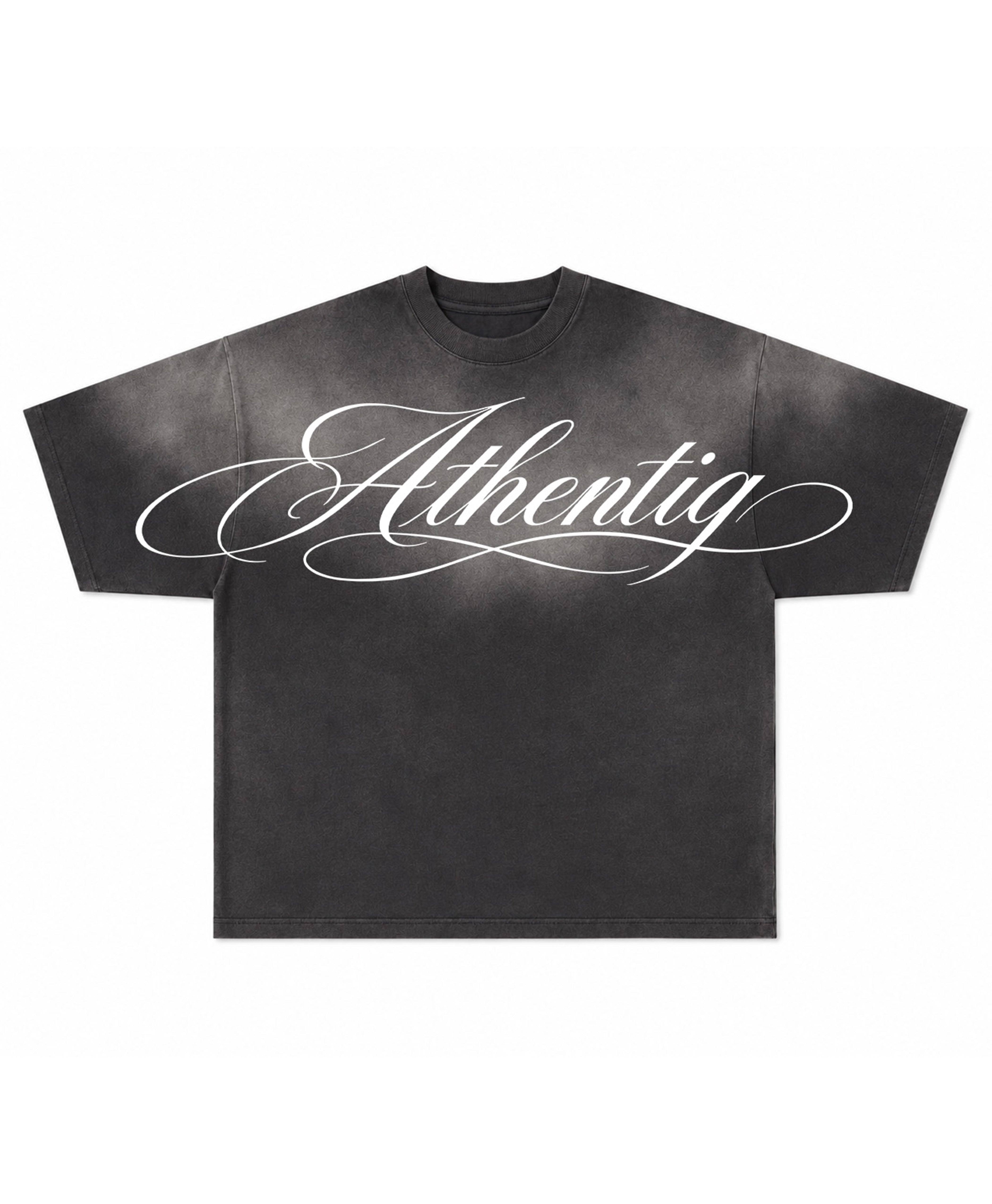 ATHENTIQ MANUSCRIPT FADED TEE