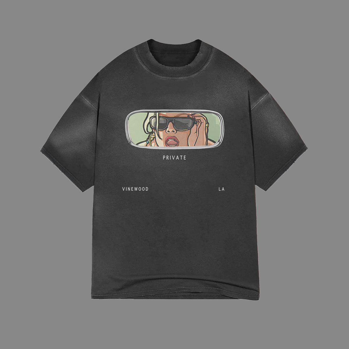 PRIVATE VICTORIES L.A MIRROR TEE