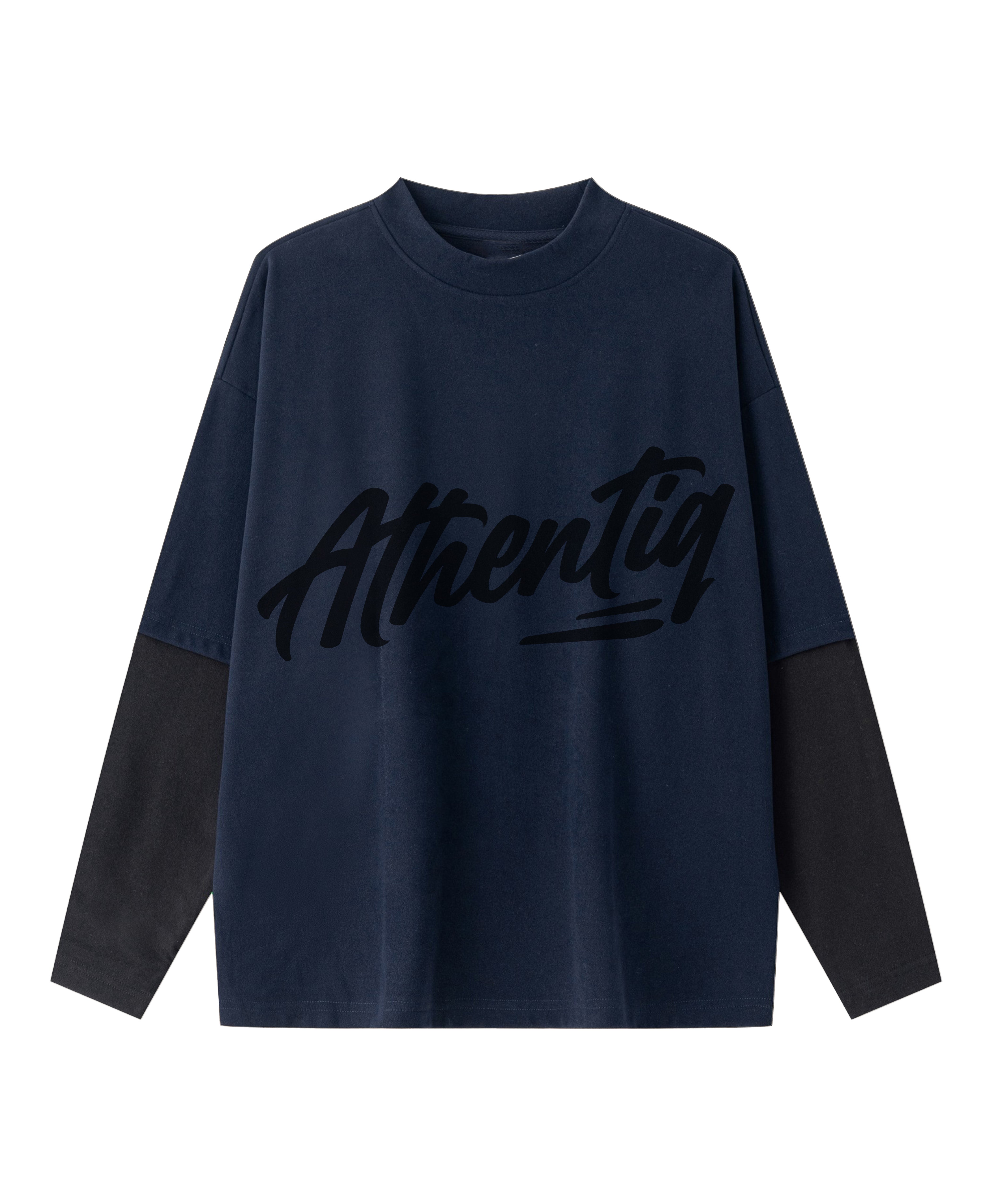ATHENTIQ LOGO FROST CAMO DOUBLE LAYER TEE