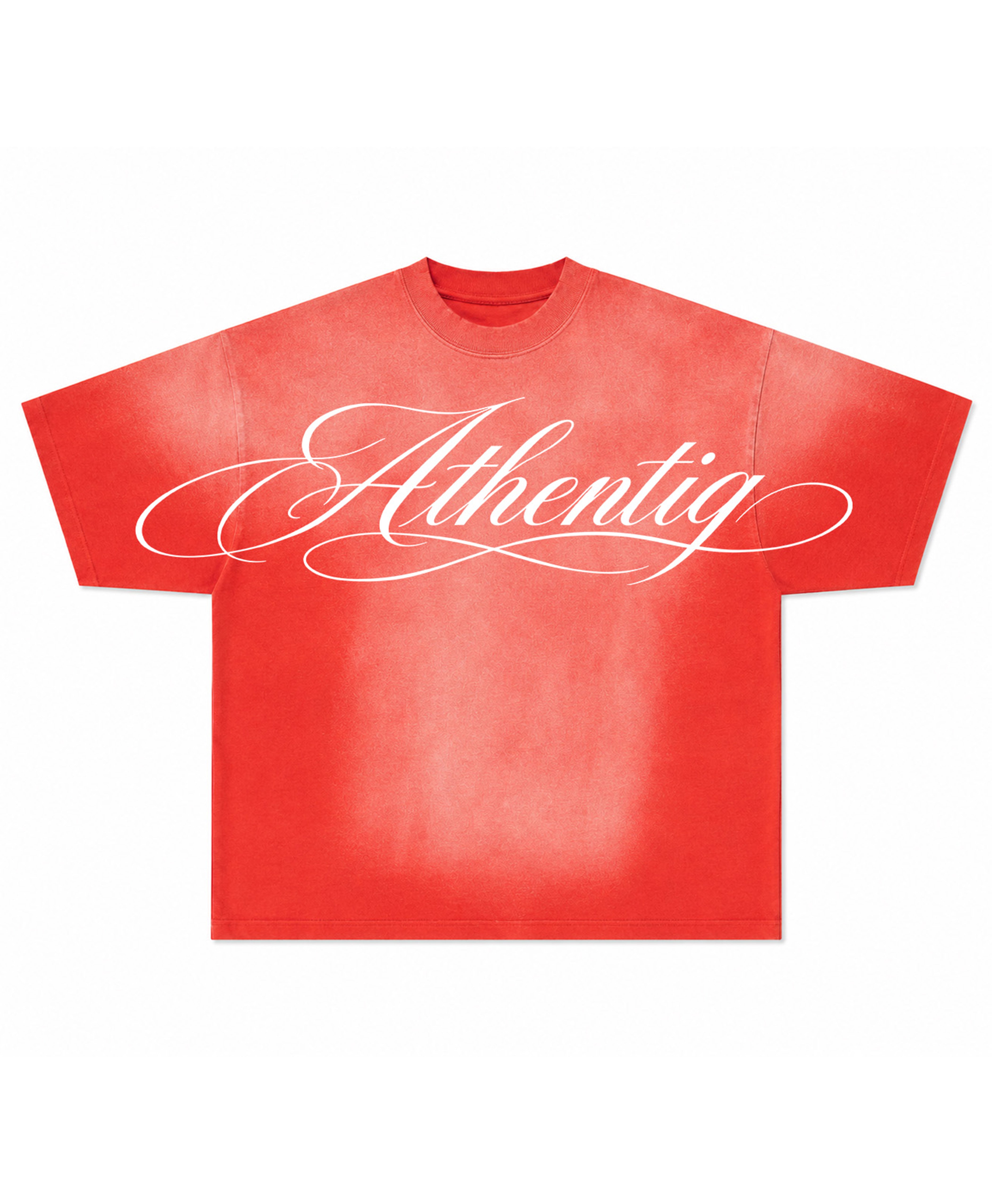 ATHENTIQ MANUSCRIPT FADED TEE