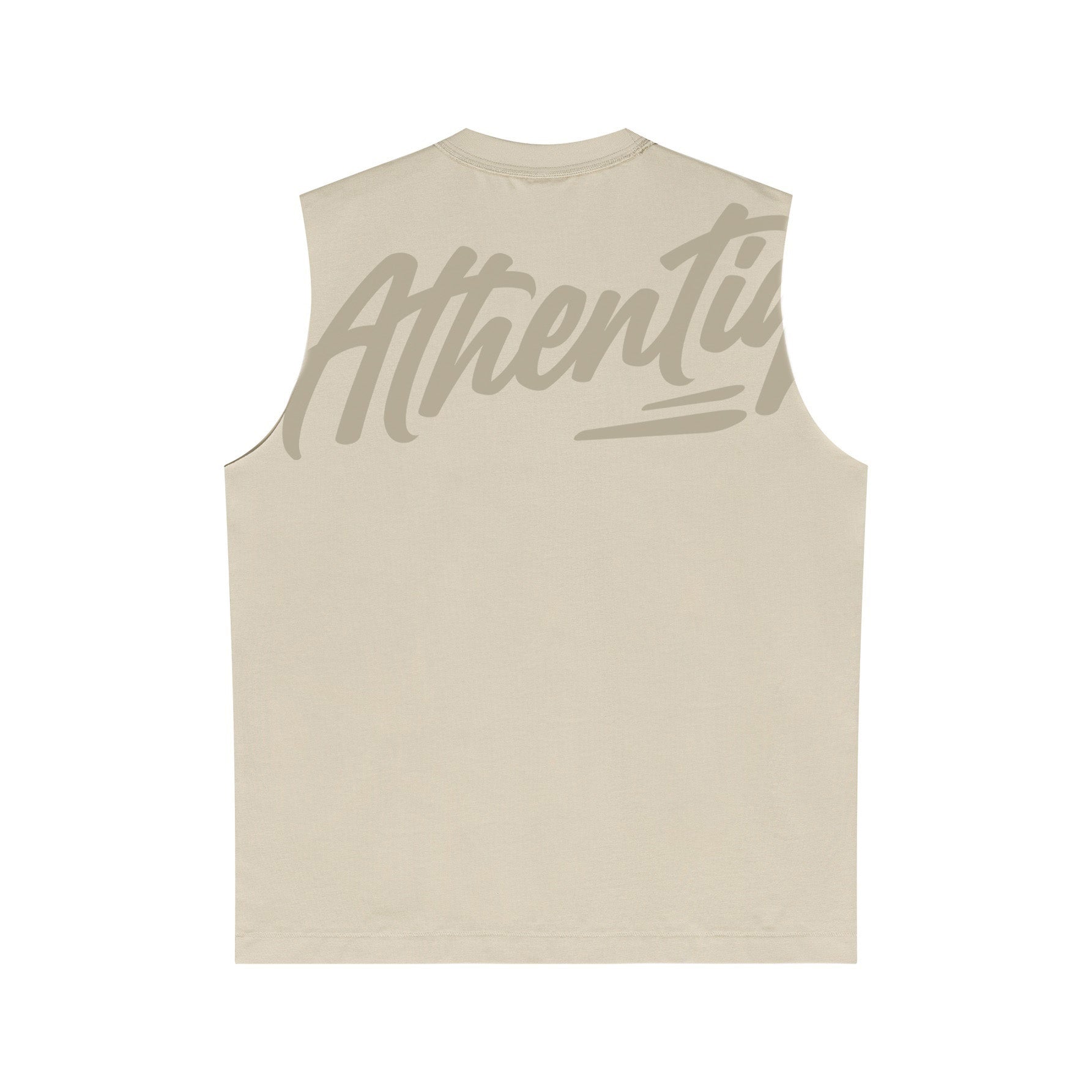 ATHENTIQ LOGO MUSCLE TEE