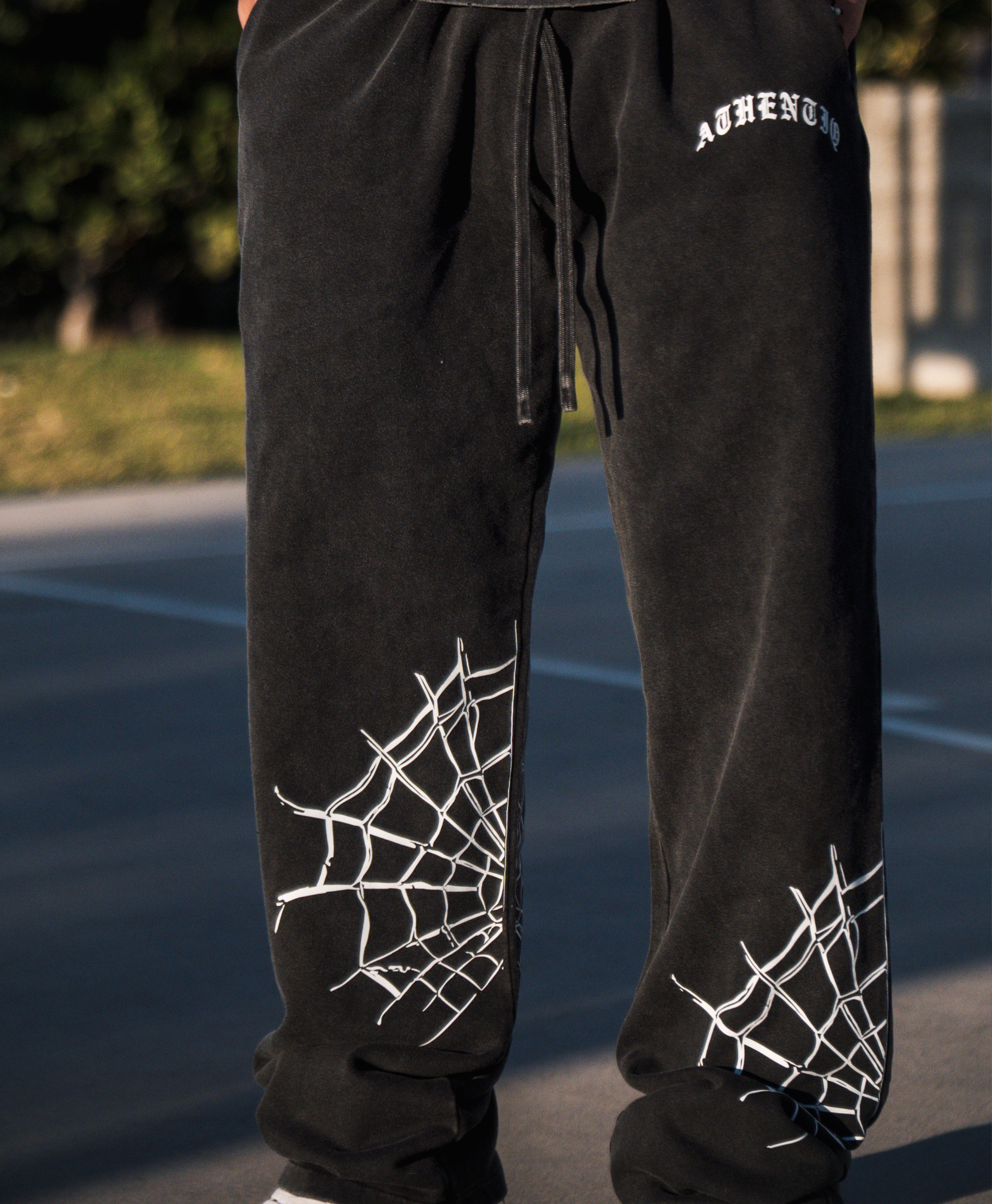 SPIDER WEB SWEAT PANTS