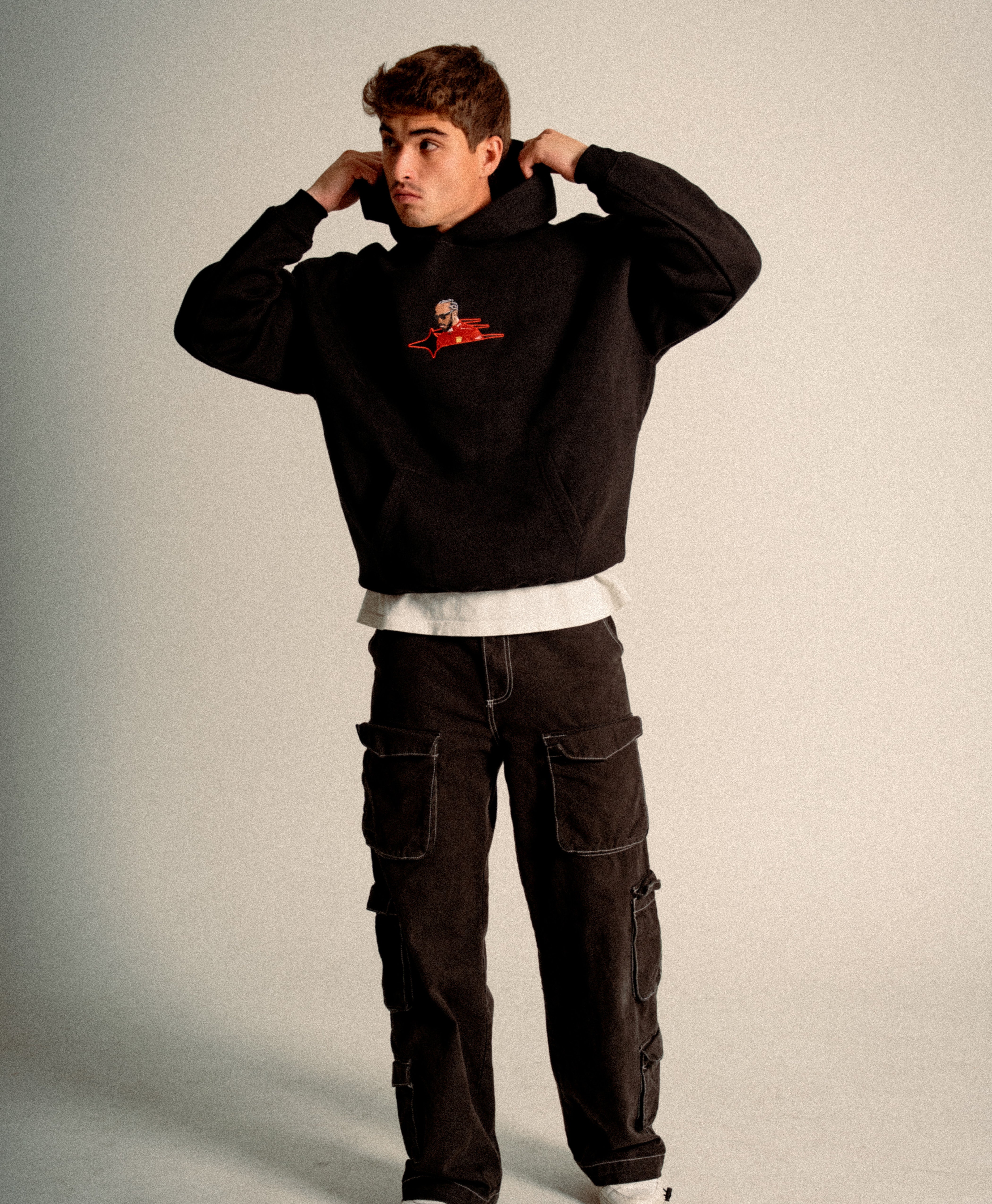 ATHENTIQ LEWIS LOGO FLEECE HOODIE