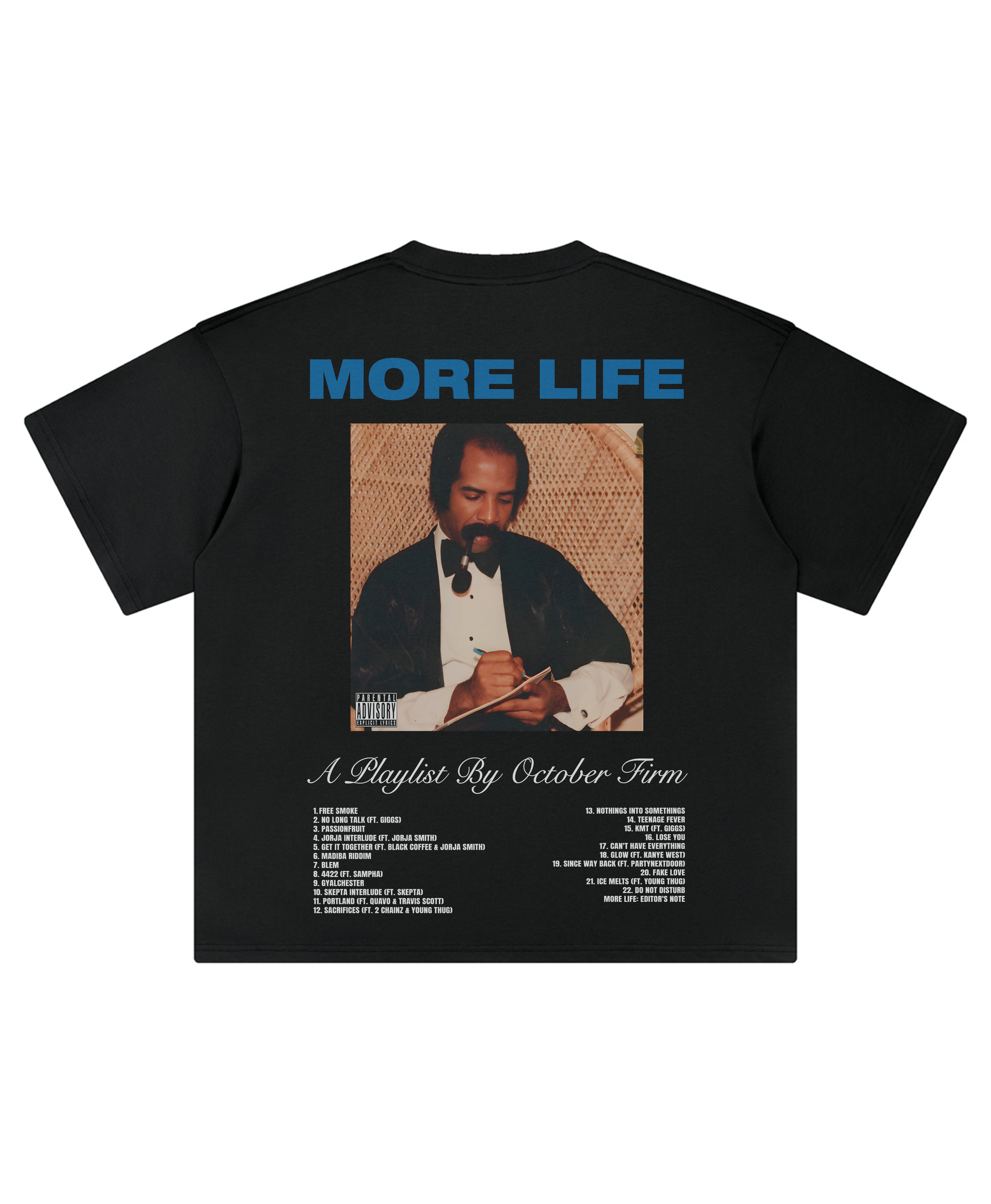 DRAKE MORE LIFE TEE