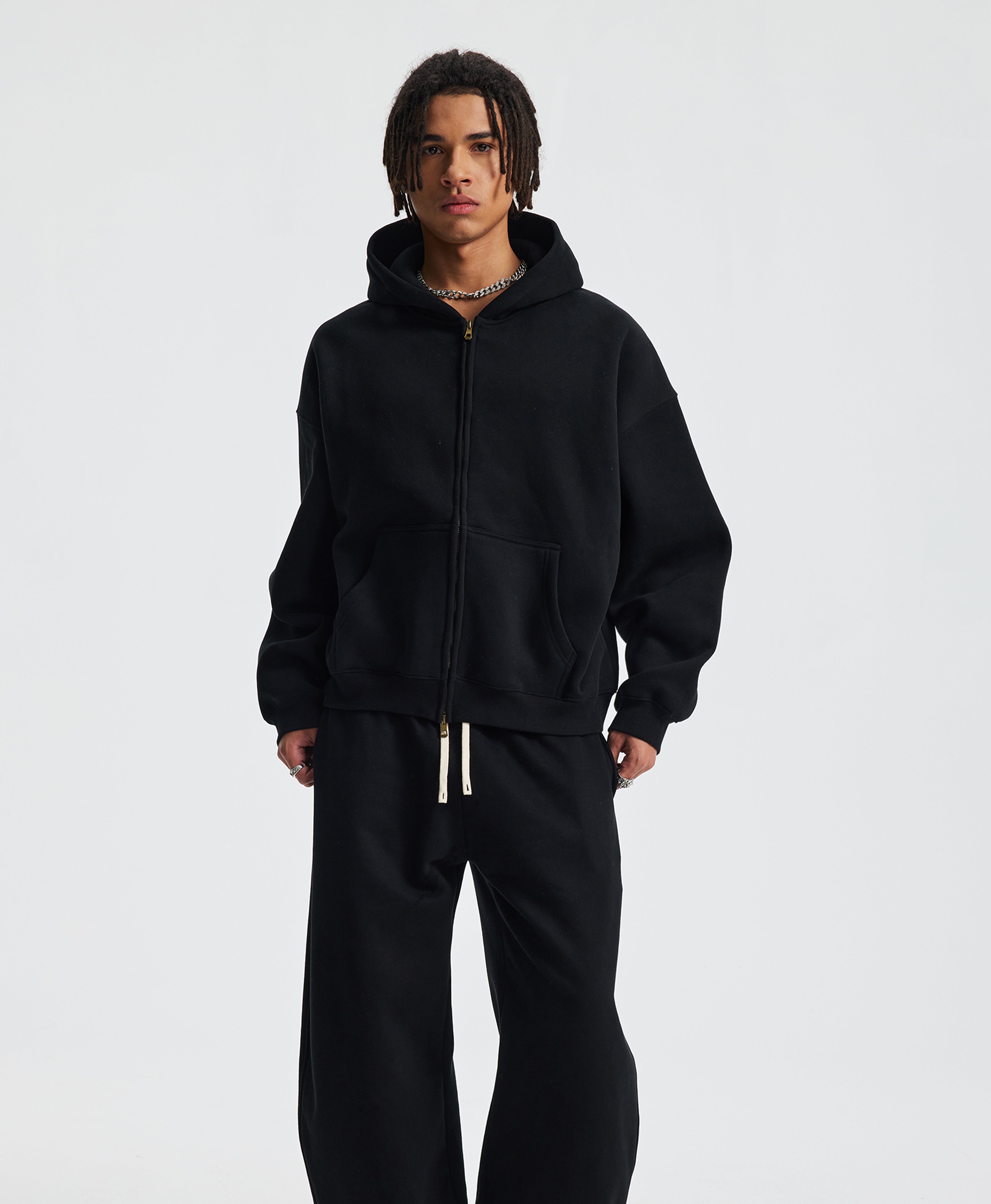 ATHENTIQ PREMIUM BOXY ZIP HOODIE