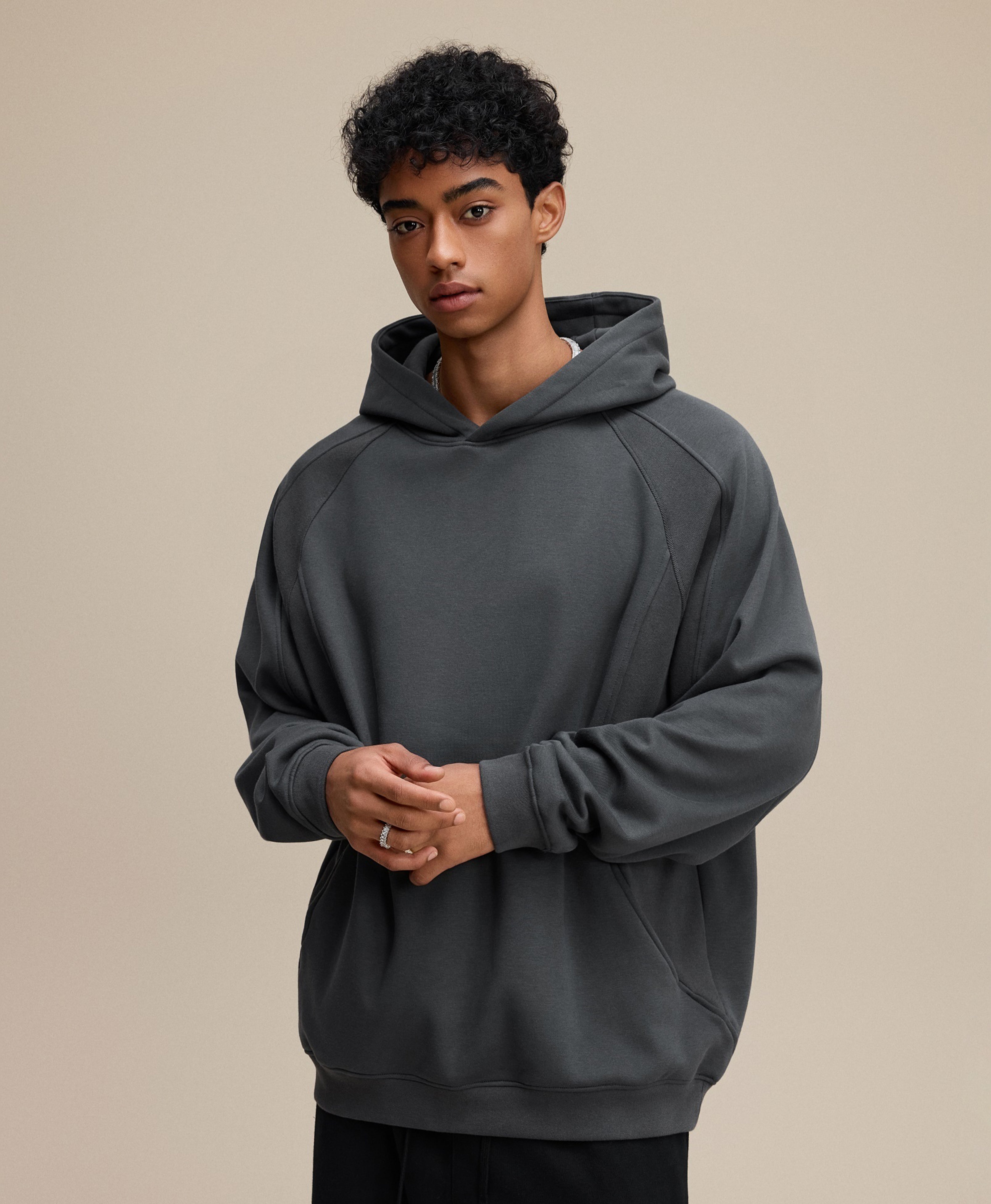 ATHENTIQ BLANK FLEECE HOODIE