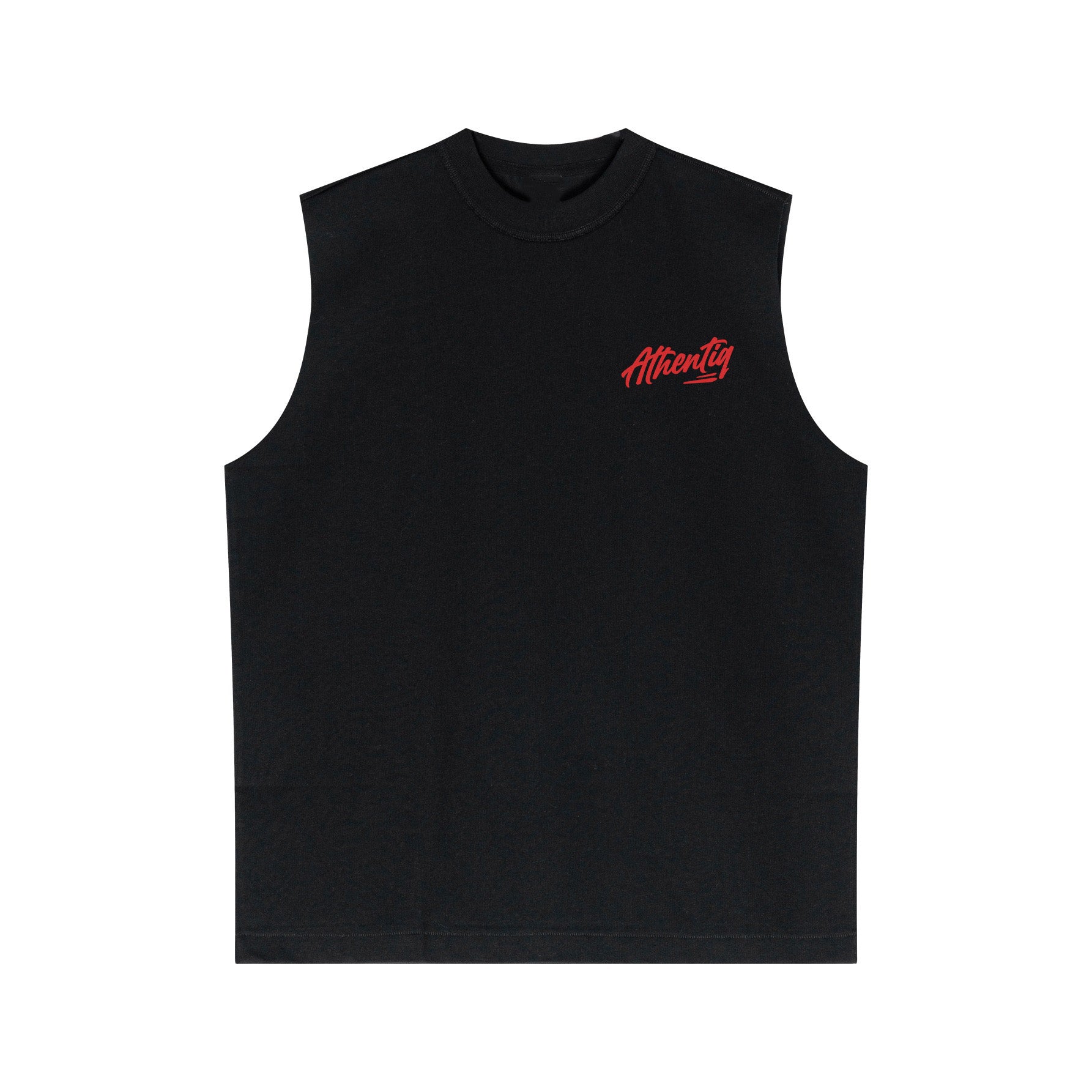 ATHENTIQ LOGO MUSCLE TEE