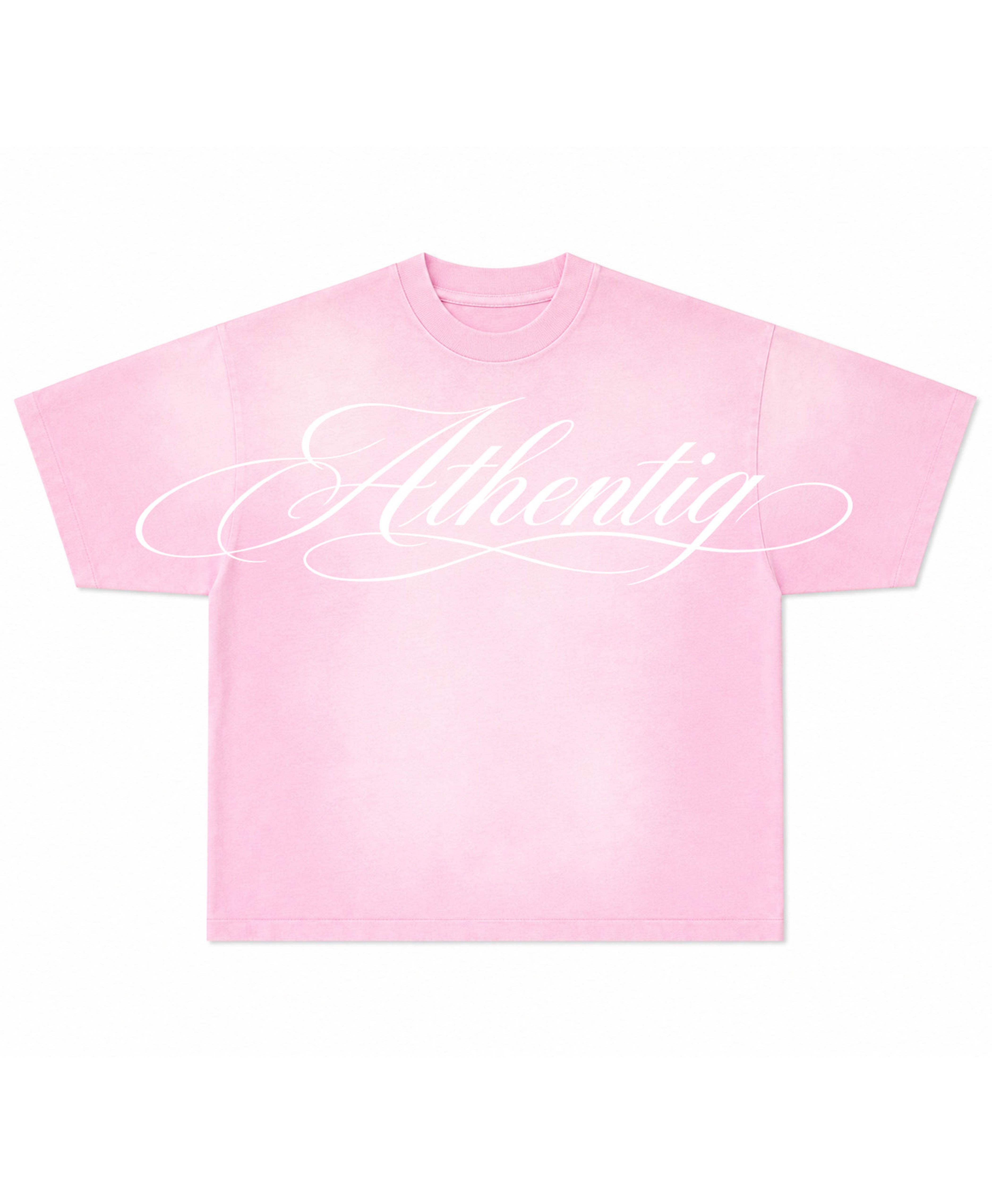 ATHENTIQ MANUSCRIPT FADED TEE