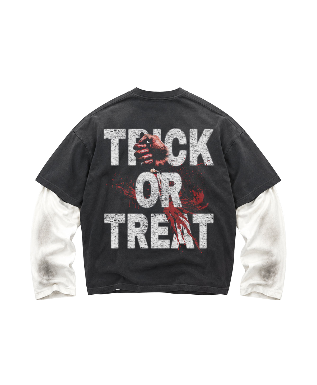 ATHENTIQ TRICK OR TREAT DOUBLE LAYER TEE