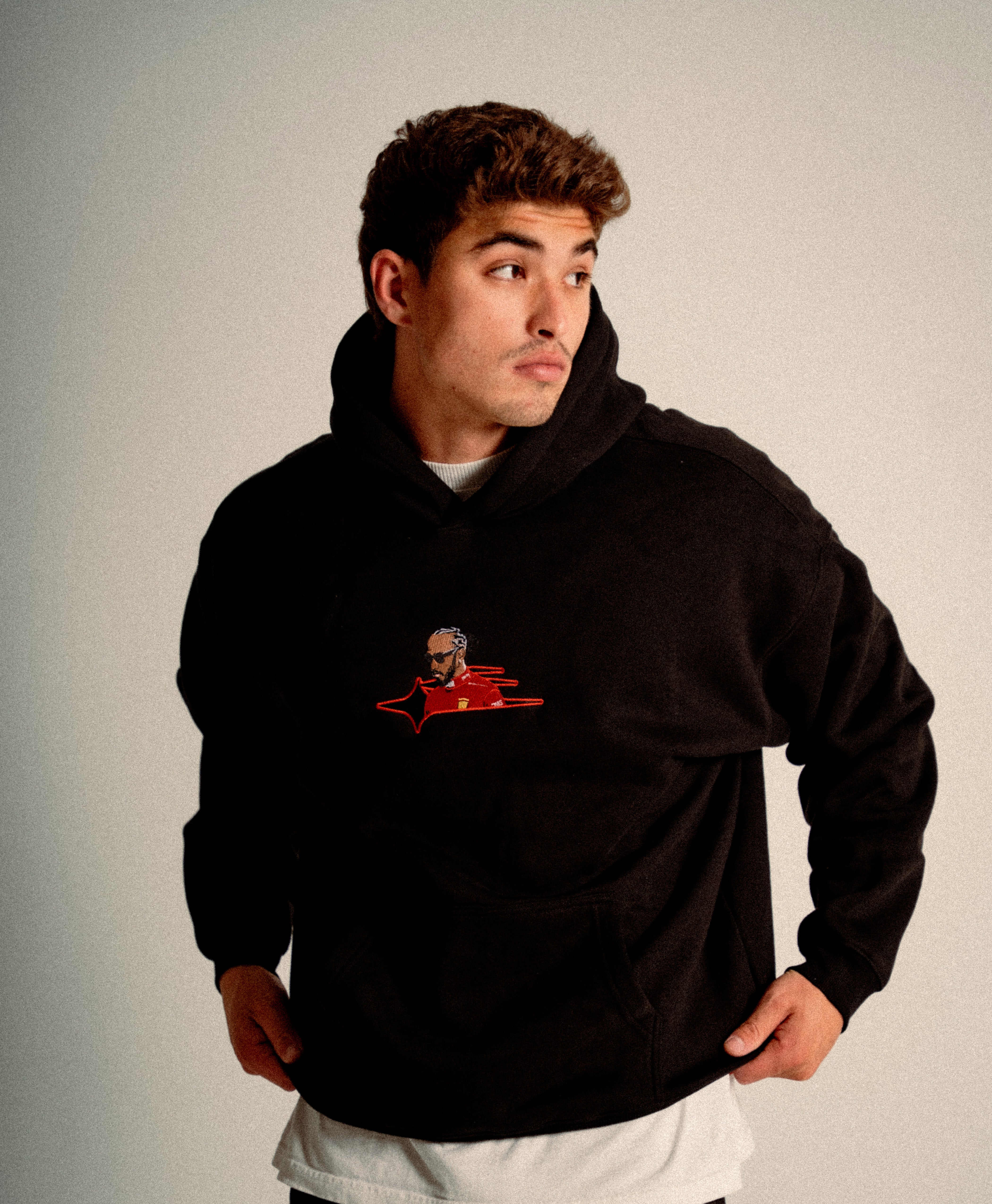 ATHENTIQ LEWIS LOGO FLEECE HOODIE