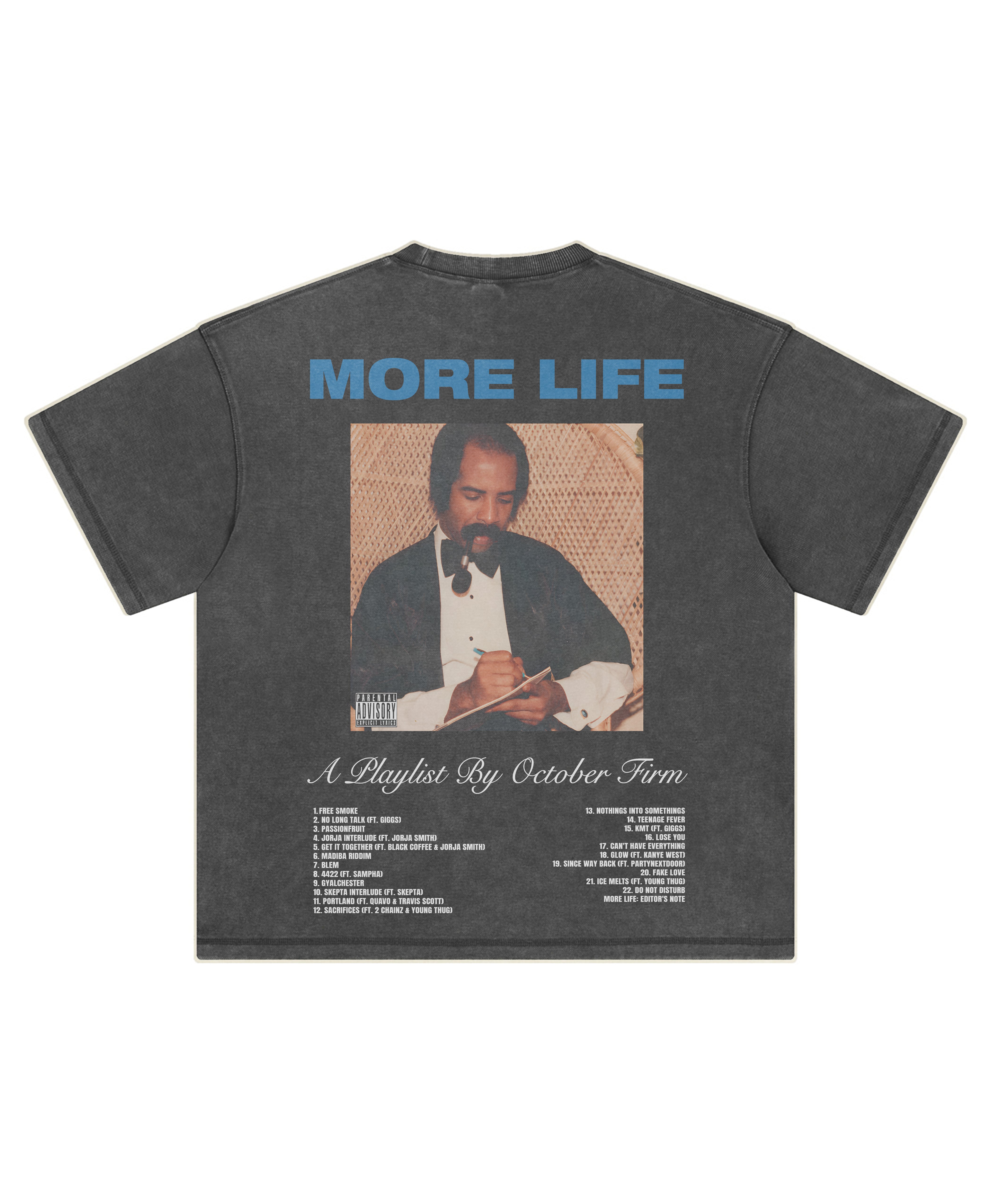 DRAKE MORE LIFE TEE