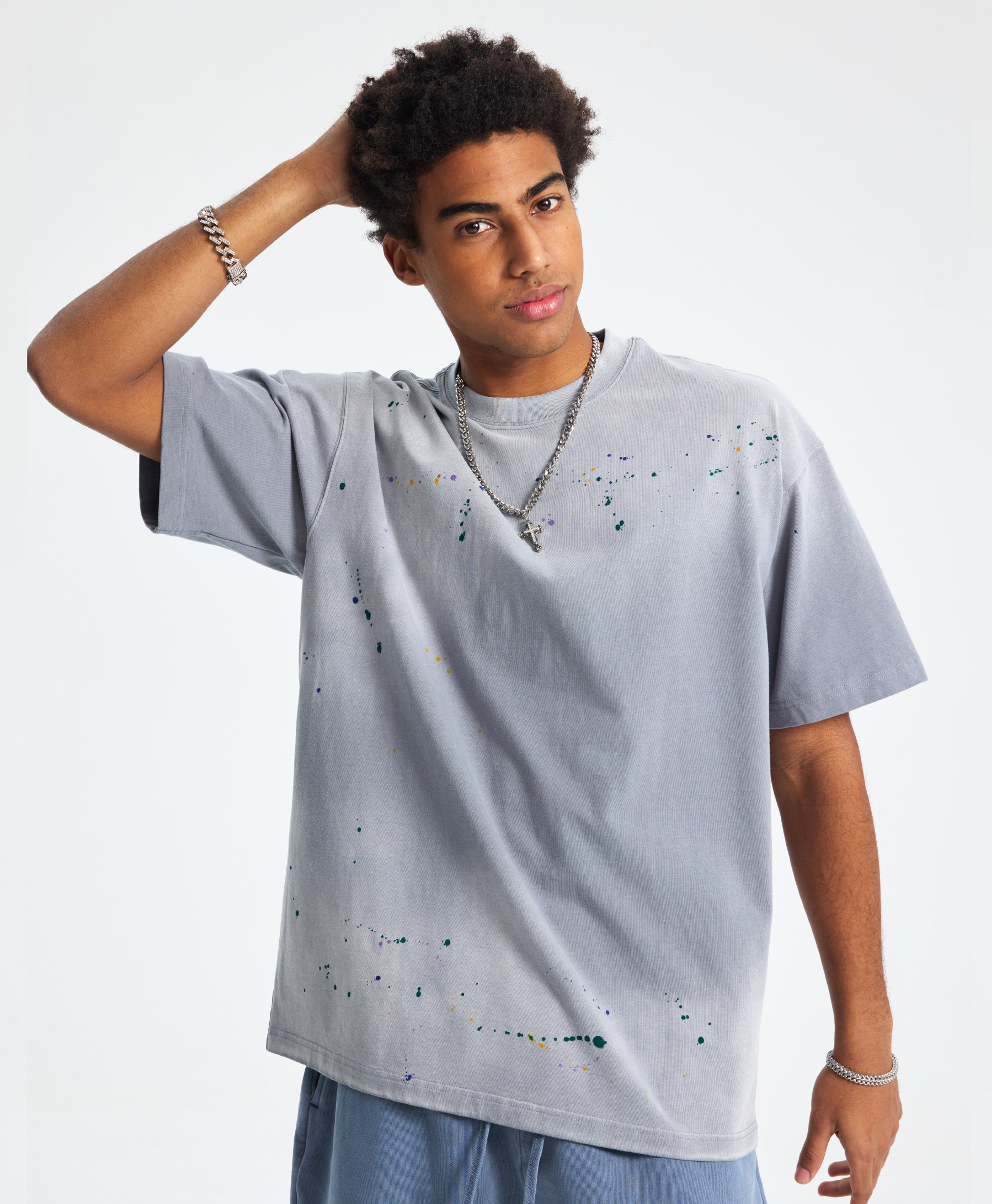 ATHENTIQ WASHED PAINTED TEE