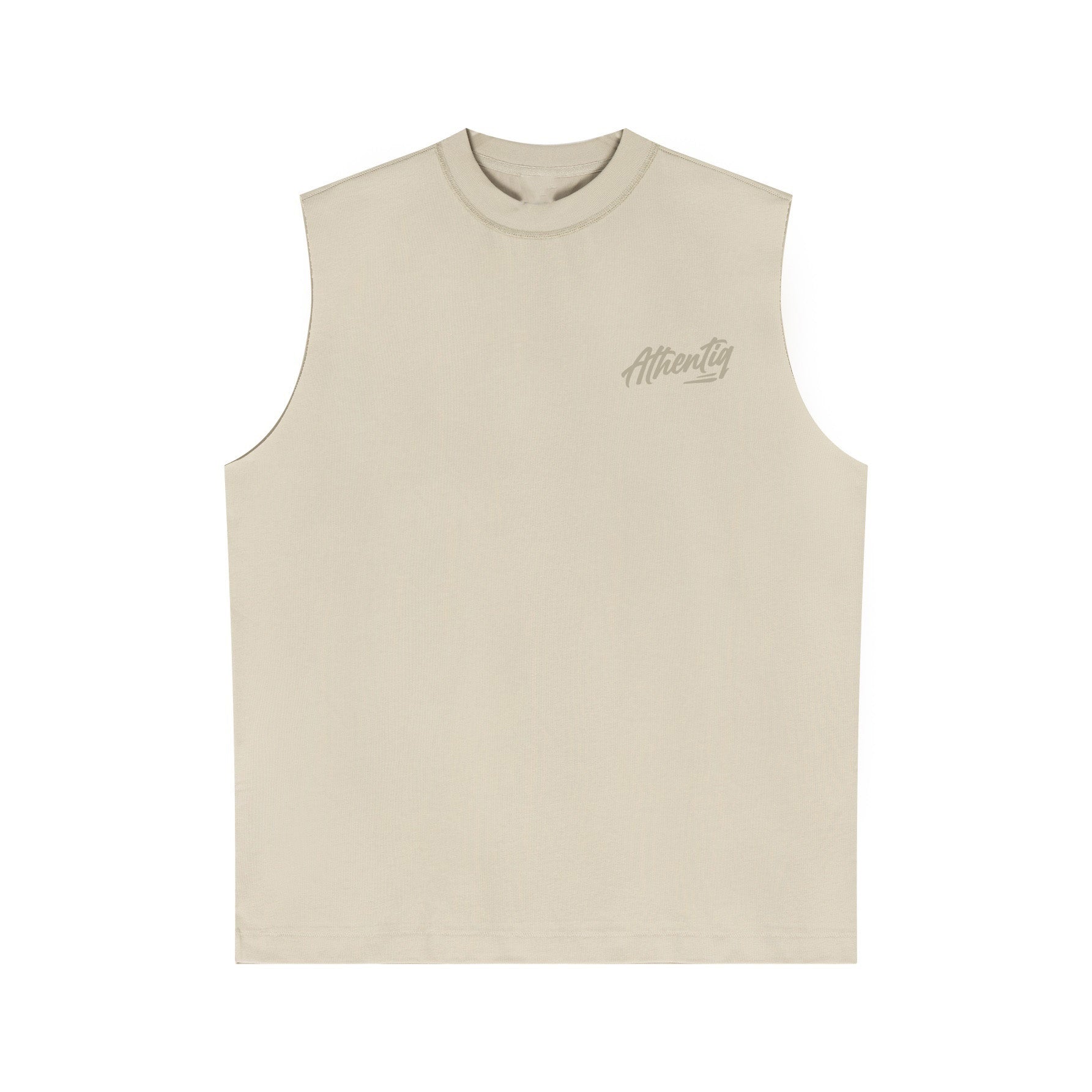 ATHENTIQ LOGO MUSCLE TEE