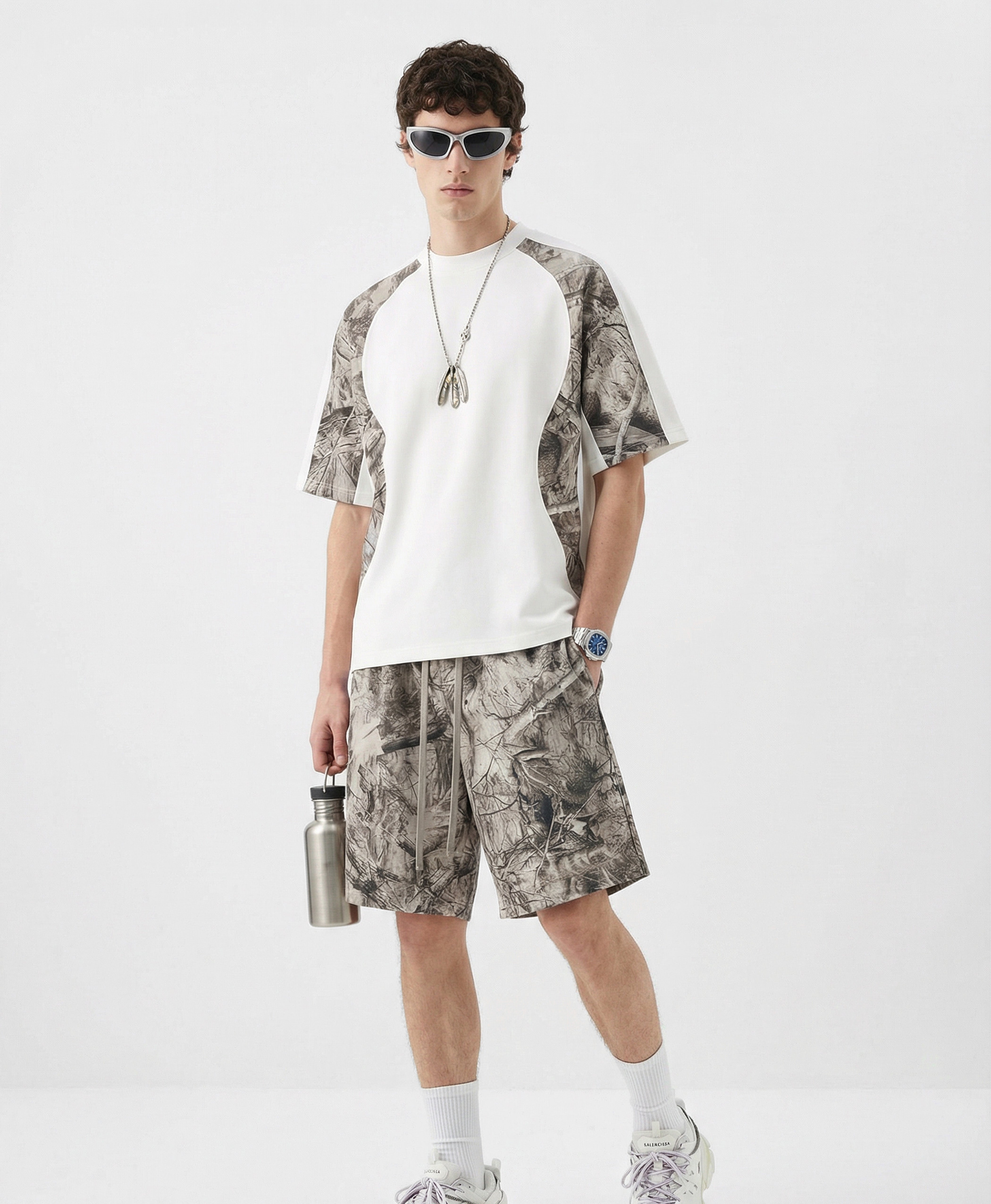FROST CAMO PANEL TEE