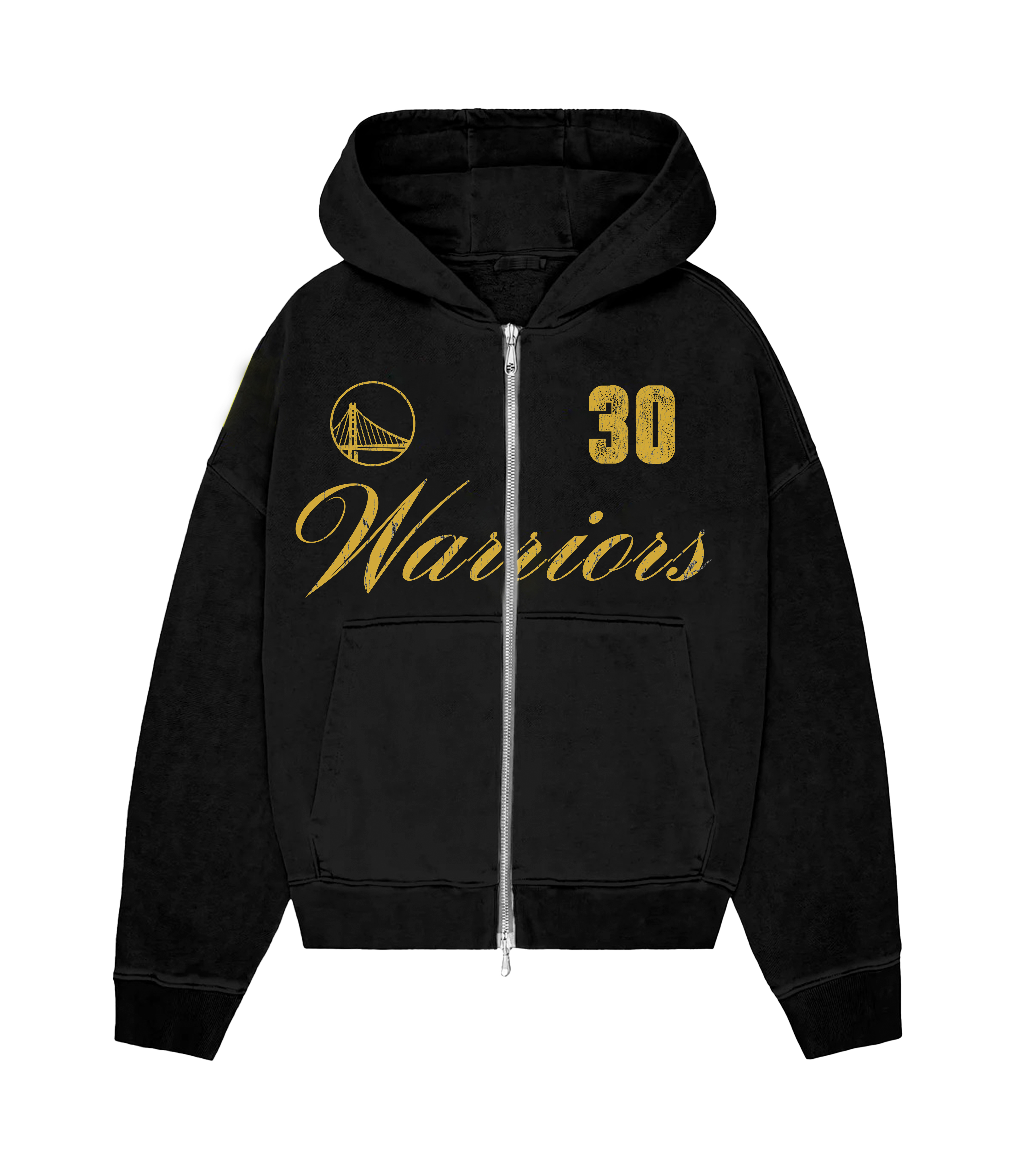 WARRIORS ZIP HOODIE