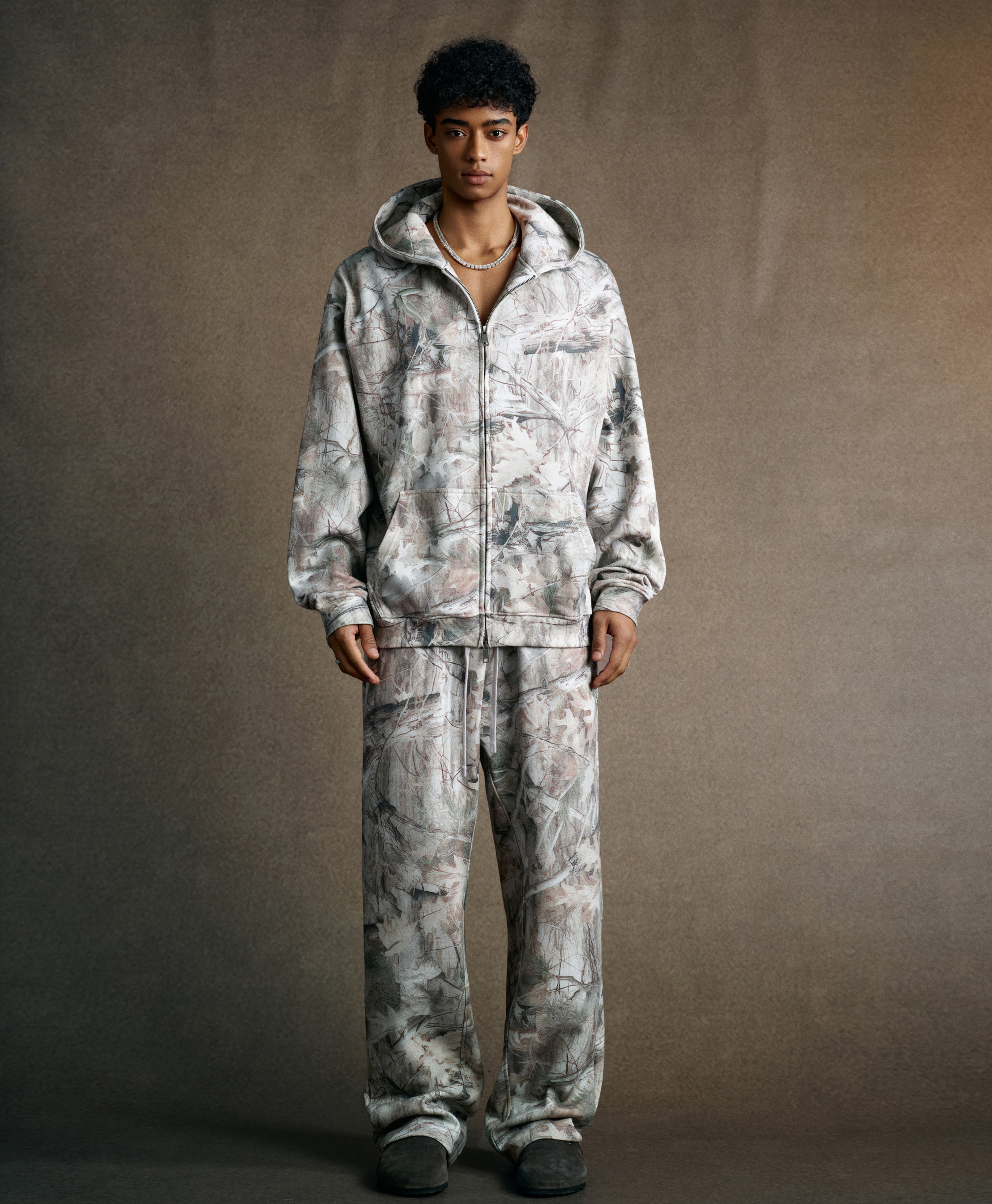 ATHENTIQ FROST CAMO ZIP HOODIE