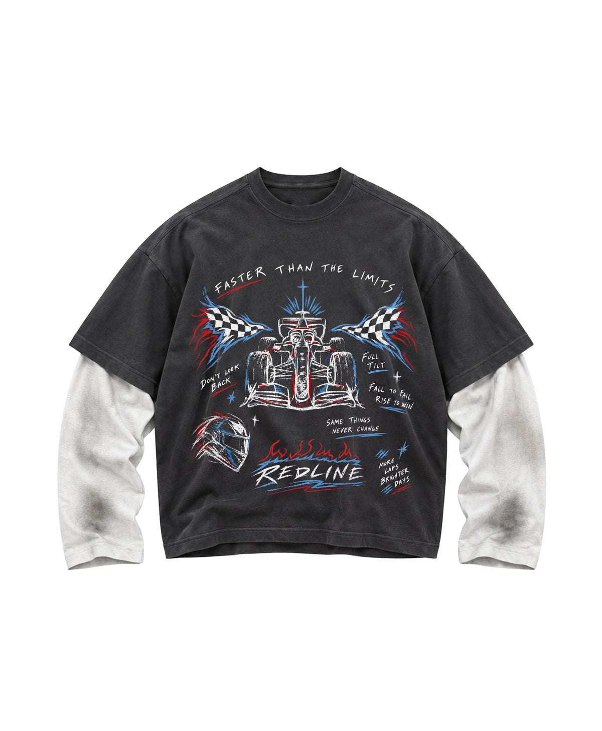 ATHENTIQ FASTER THAN THE LIMITS DOUBLE LAYER TEE