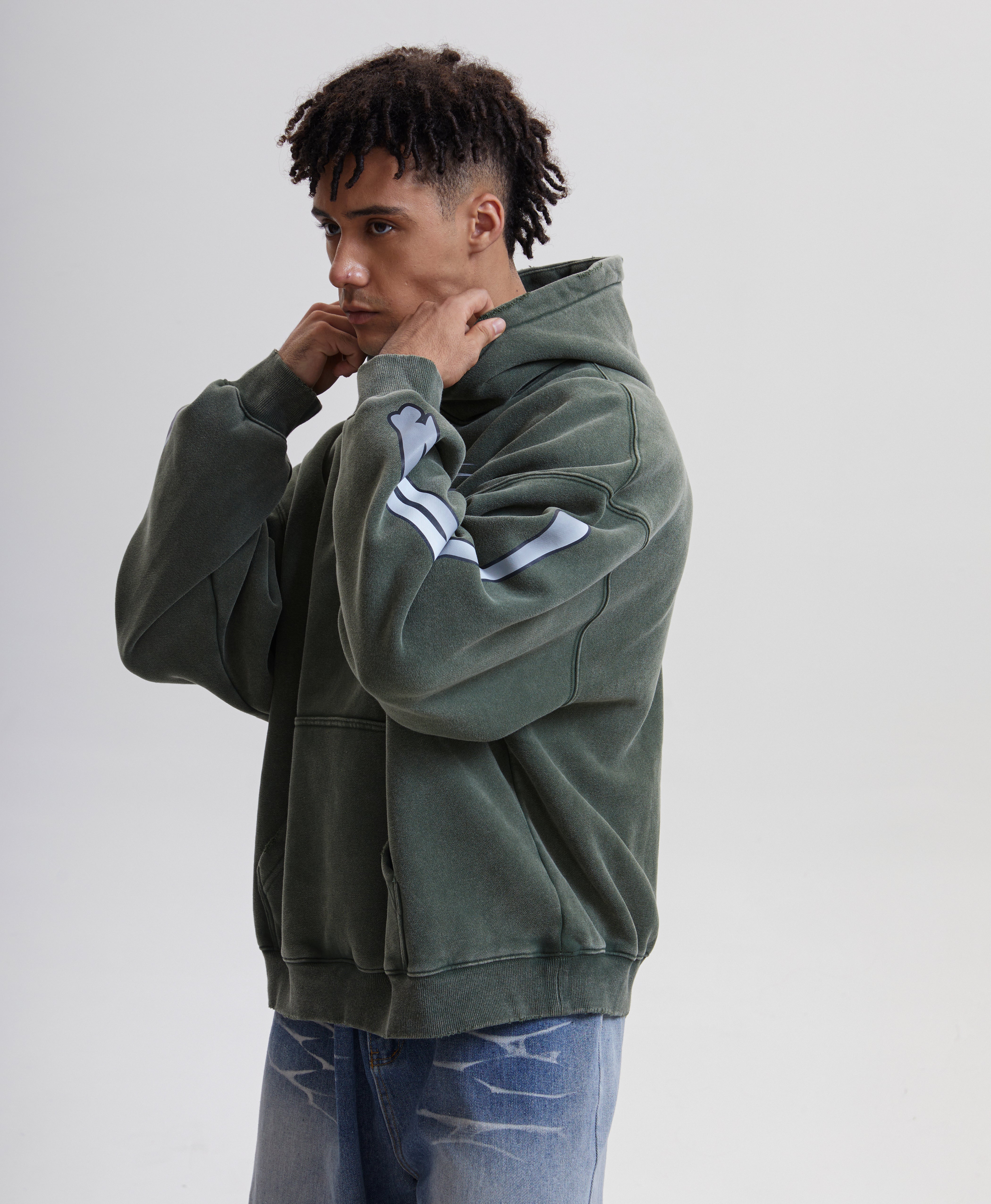 ATHENTIQ BONES BOXY HOODIE