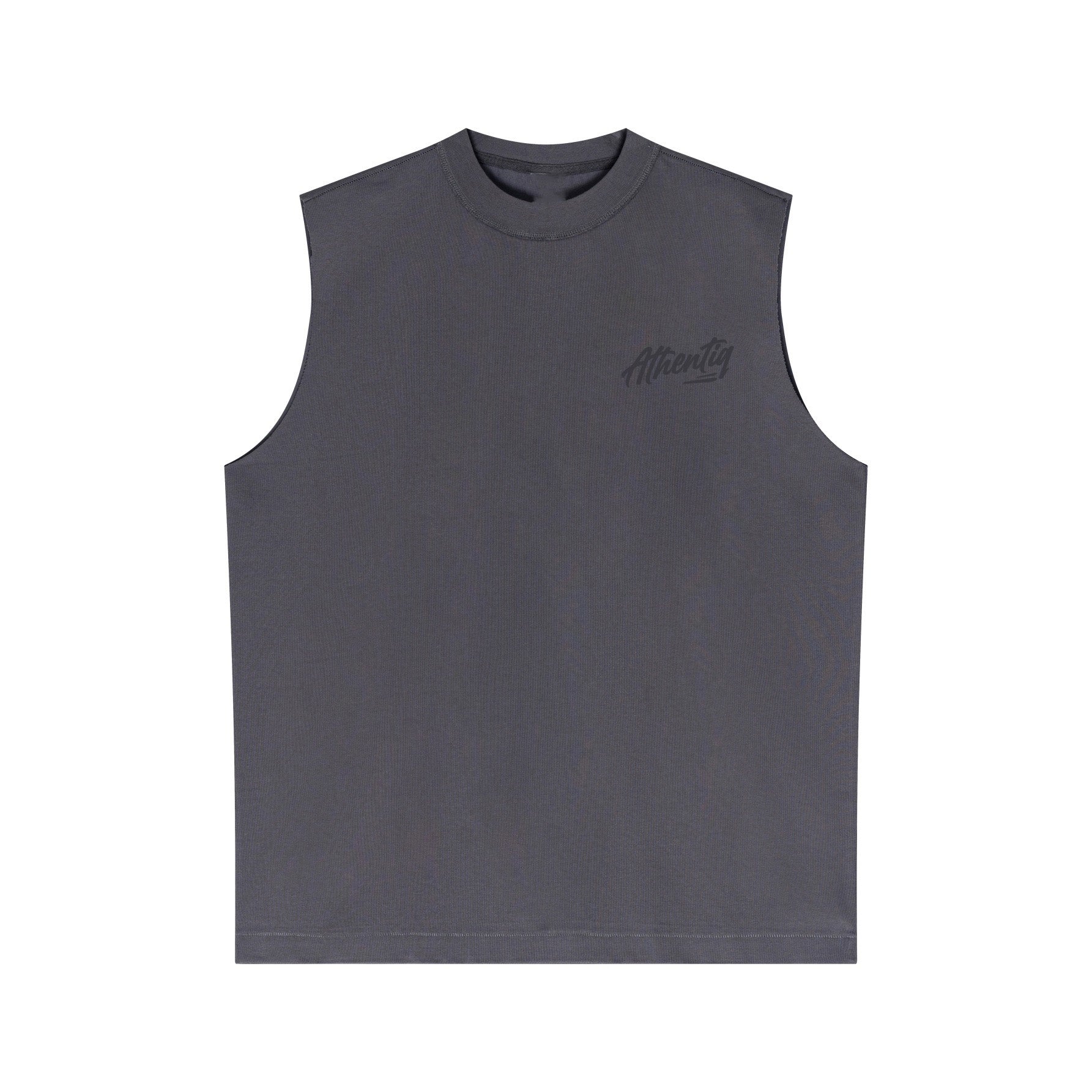 ATHENTIQ LOGO MUSCLE TEE