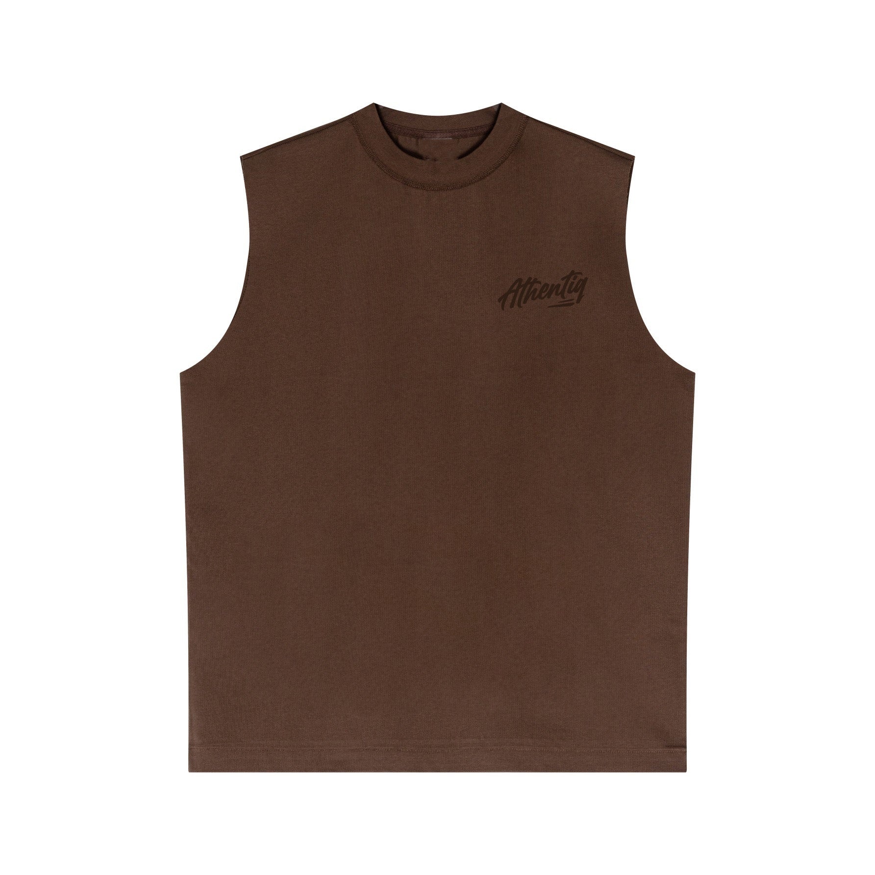 ATHENTIQ LOGO MUSCLE TEE