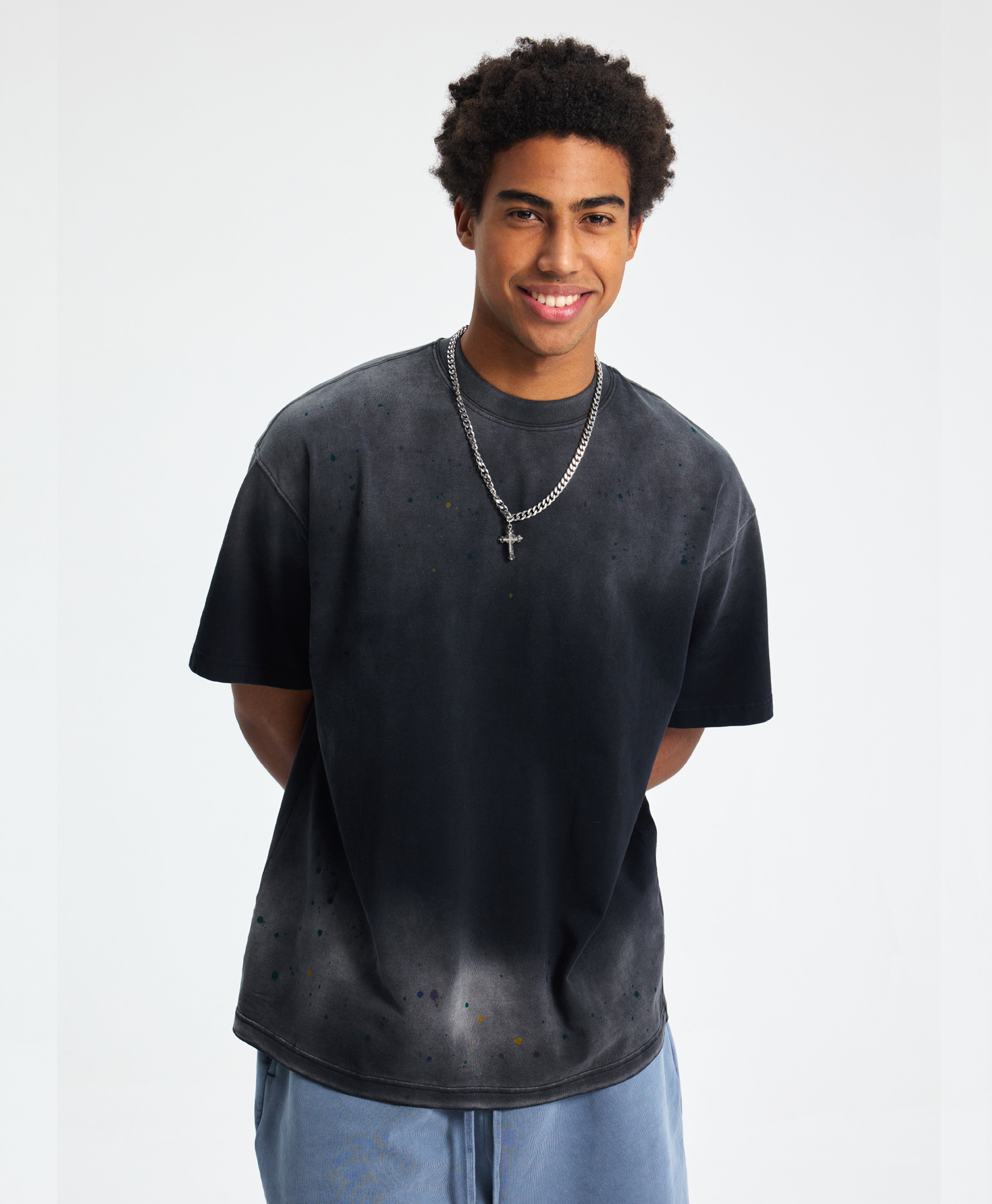ATHENTIQ WASHED PAINTED TEE