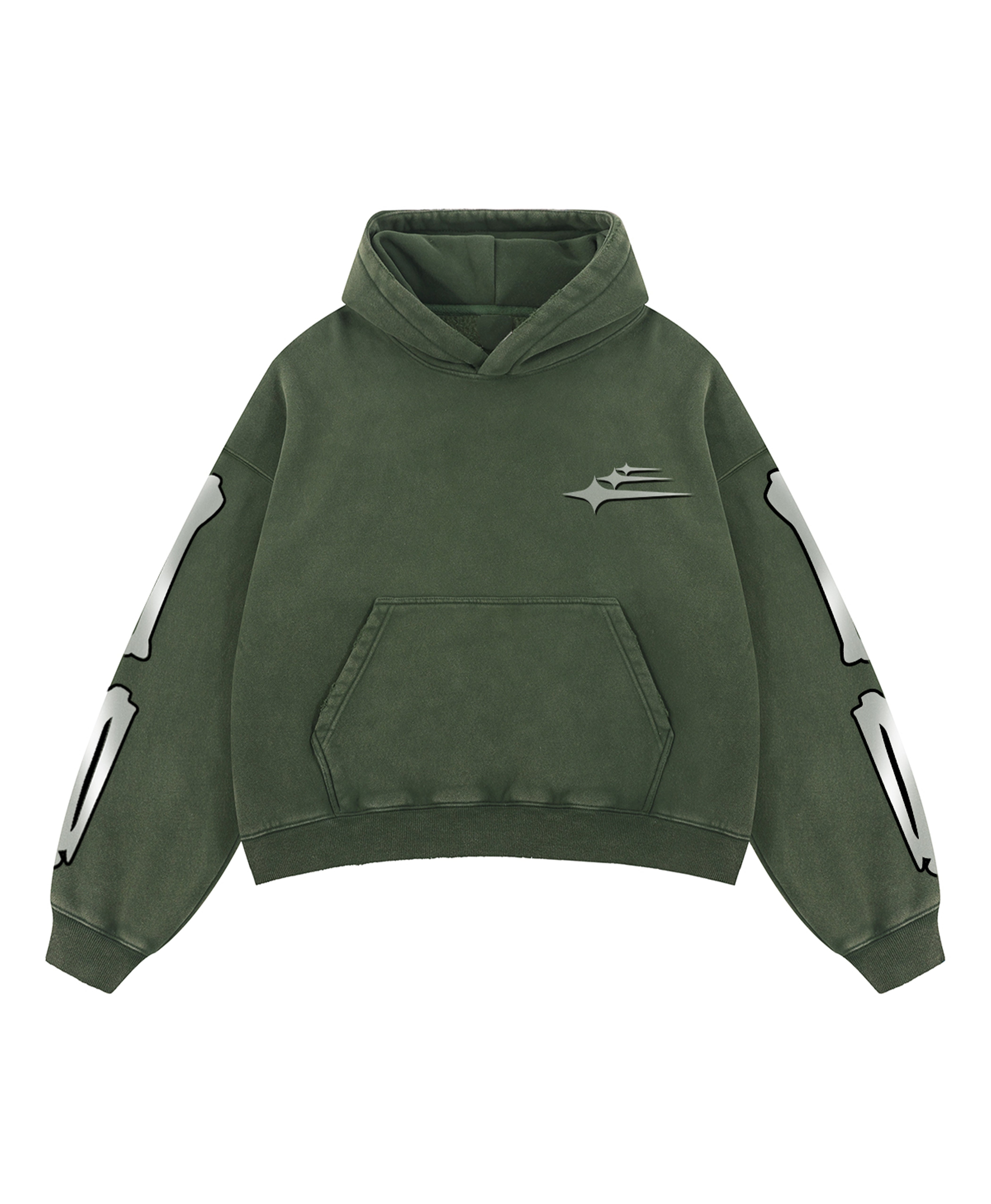 ATHENTIQ BONES BOXY HOODIE