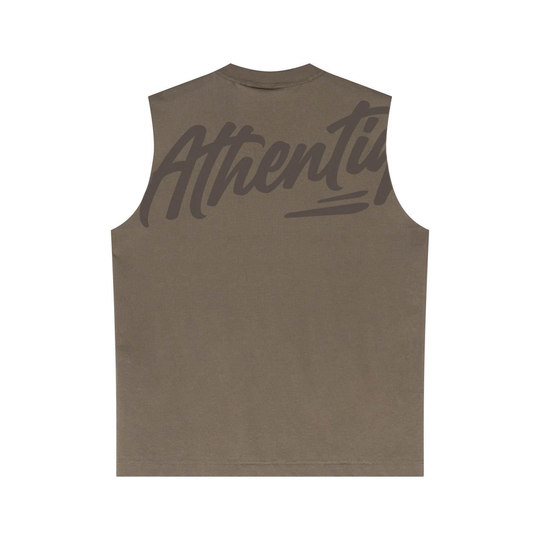 ATHENTIQ LOGO MUSCLE TEE