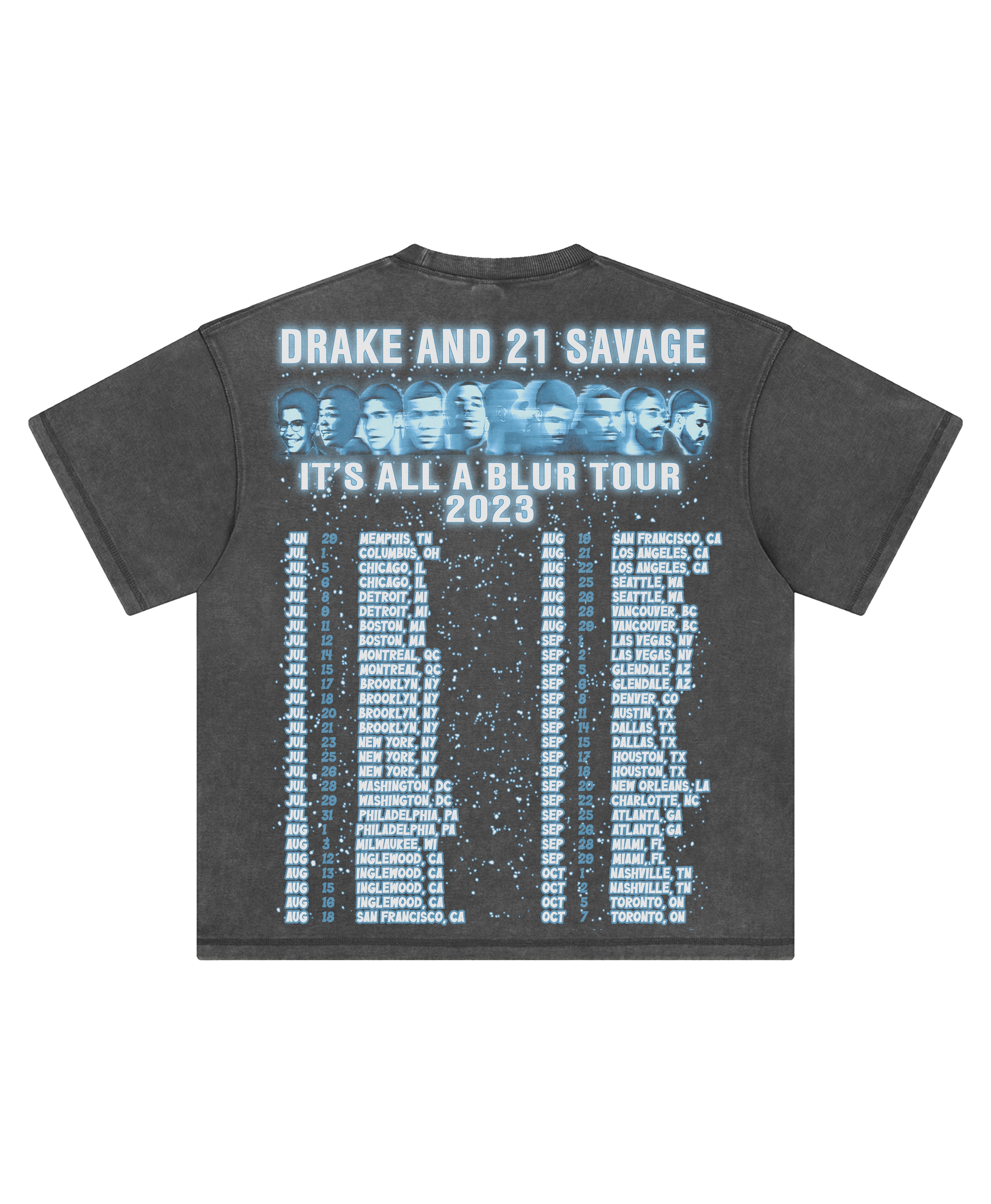 ITS ALL BLUR TOUR V1 TEE