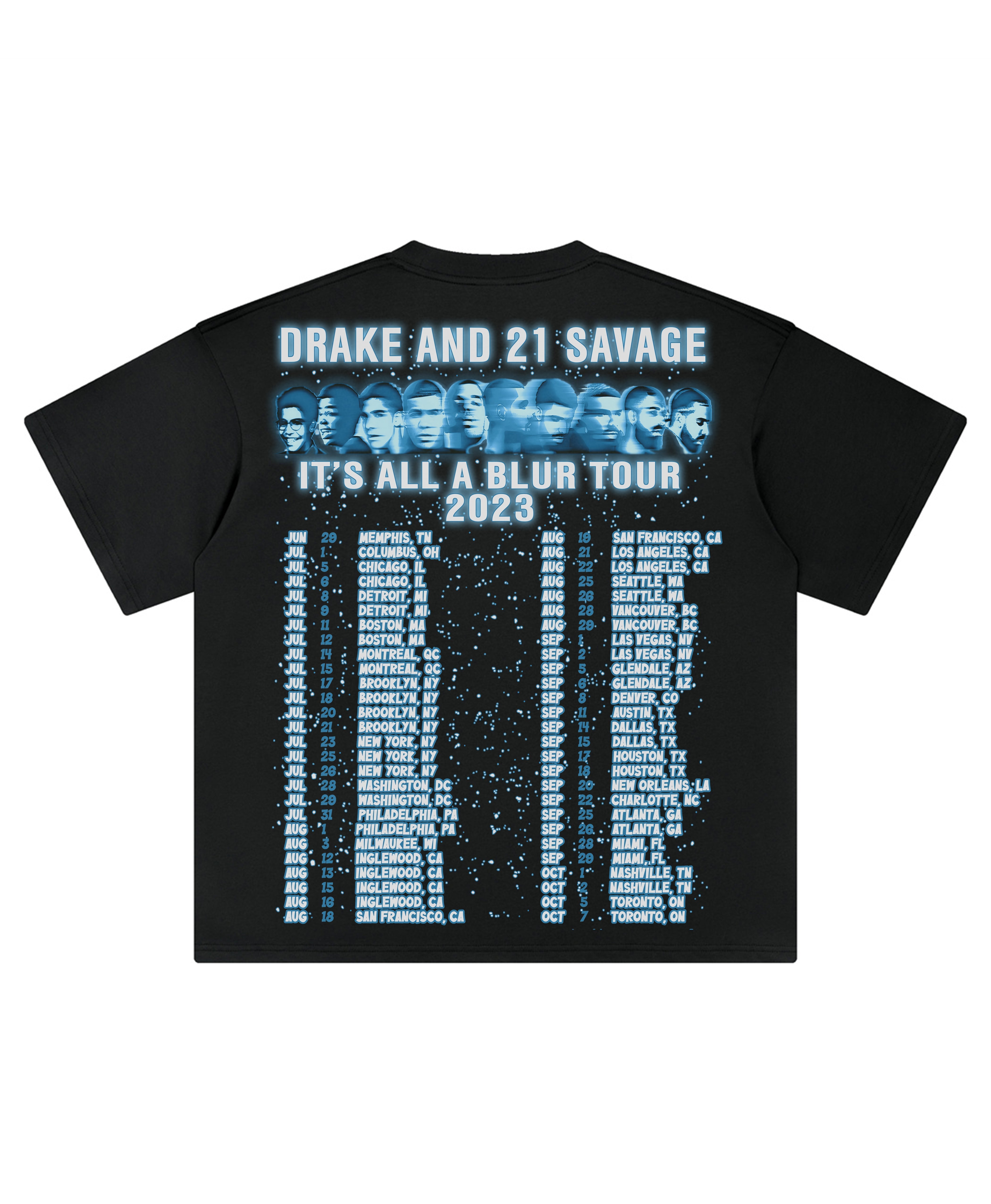 ITS ALL BLUR TOUR V1 TEE