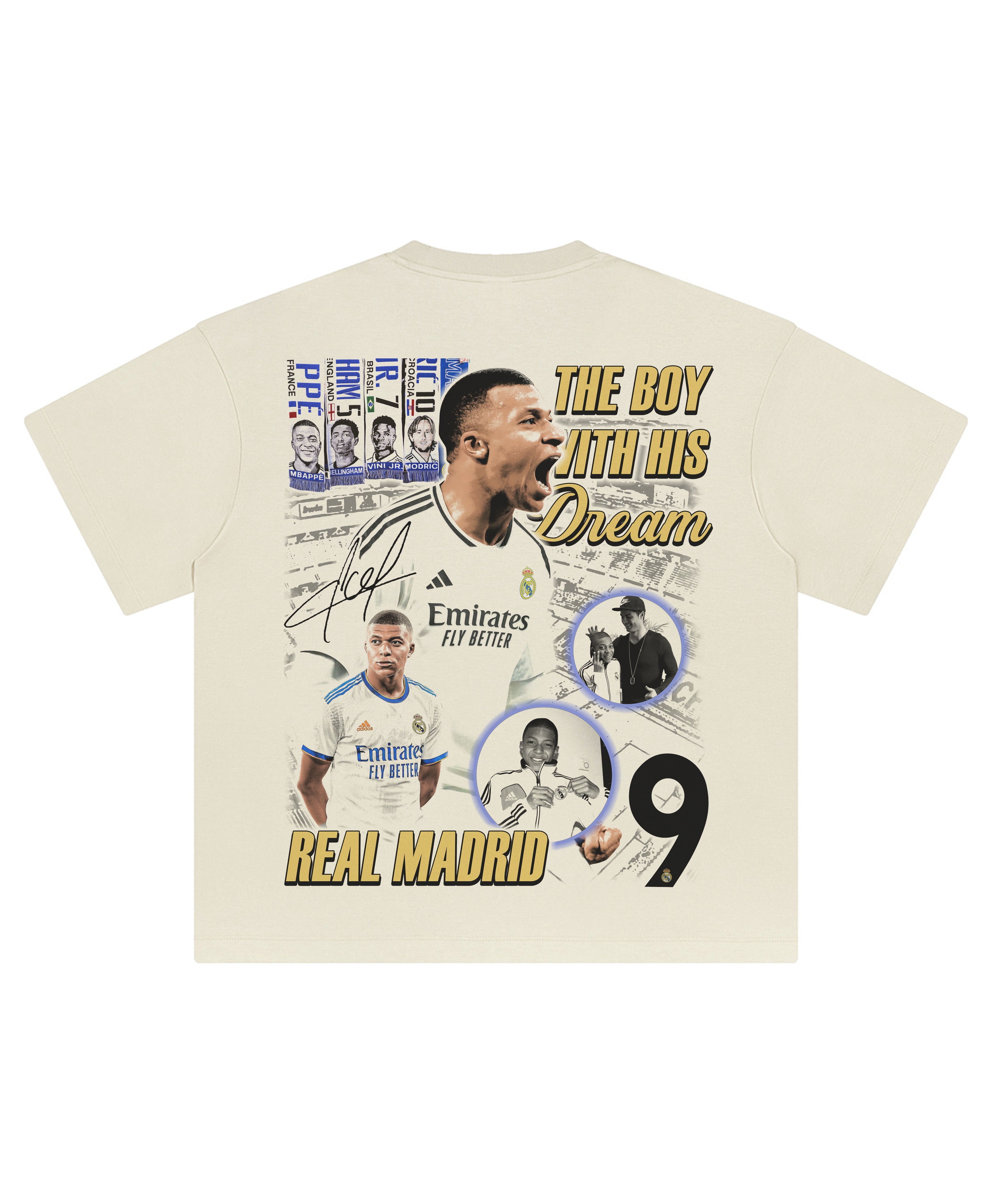 KYLIAN MBAPPE REAL MADRID TEE