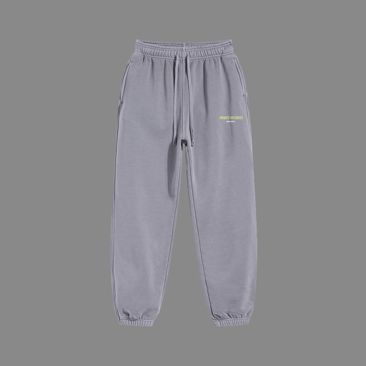 PRIVATE VICTORIES RUBBER SWEATPANTS