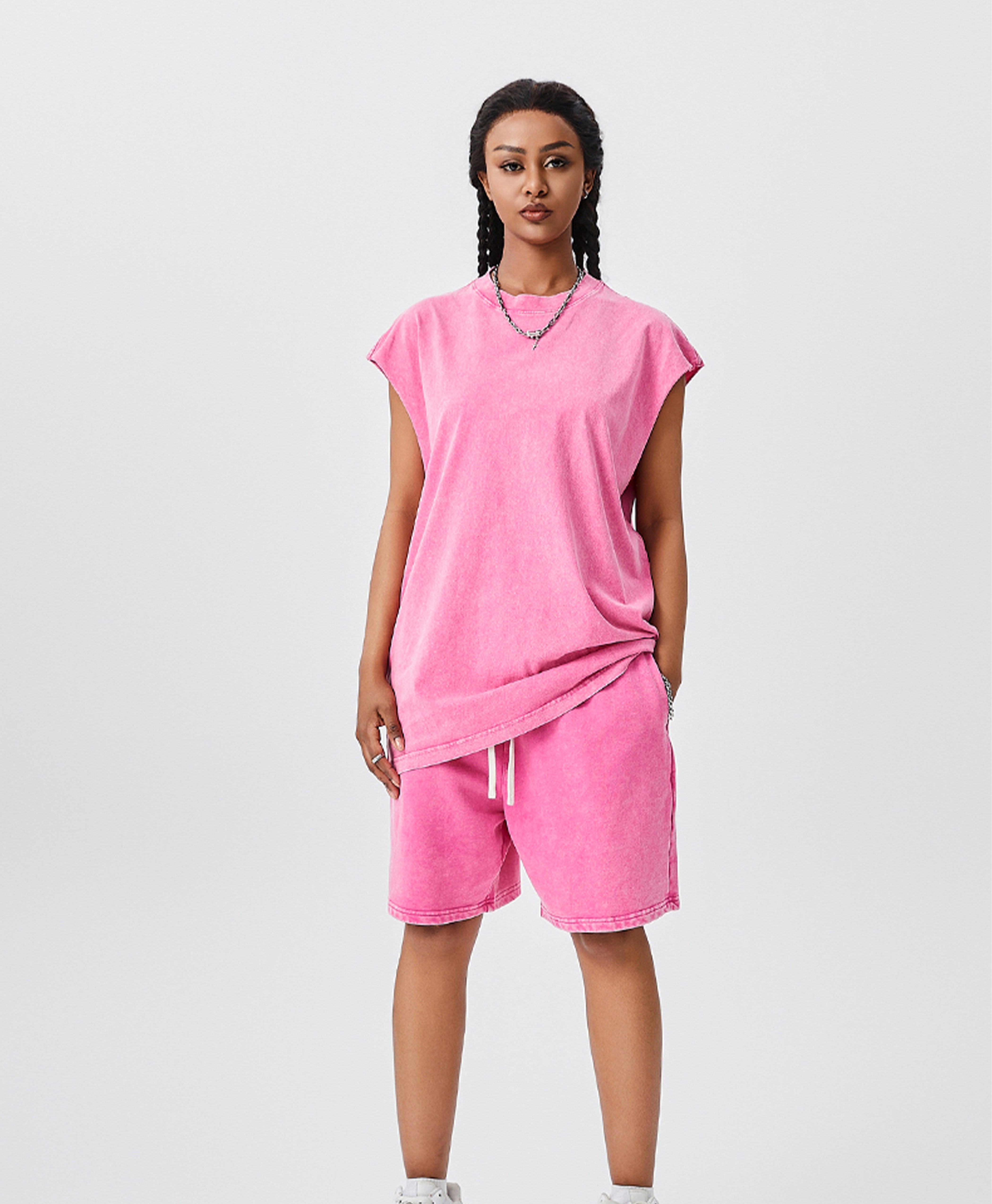 ATHENTIQ WASHED MUSCLE TEE