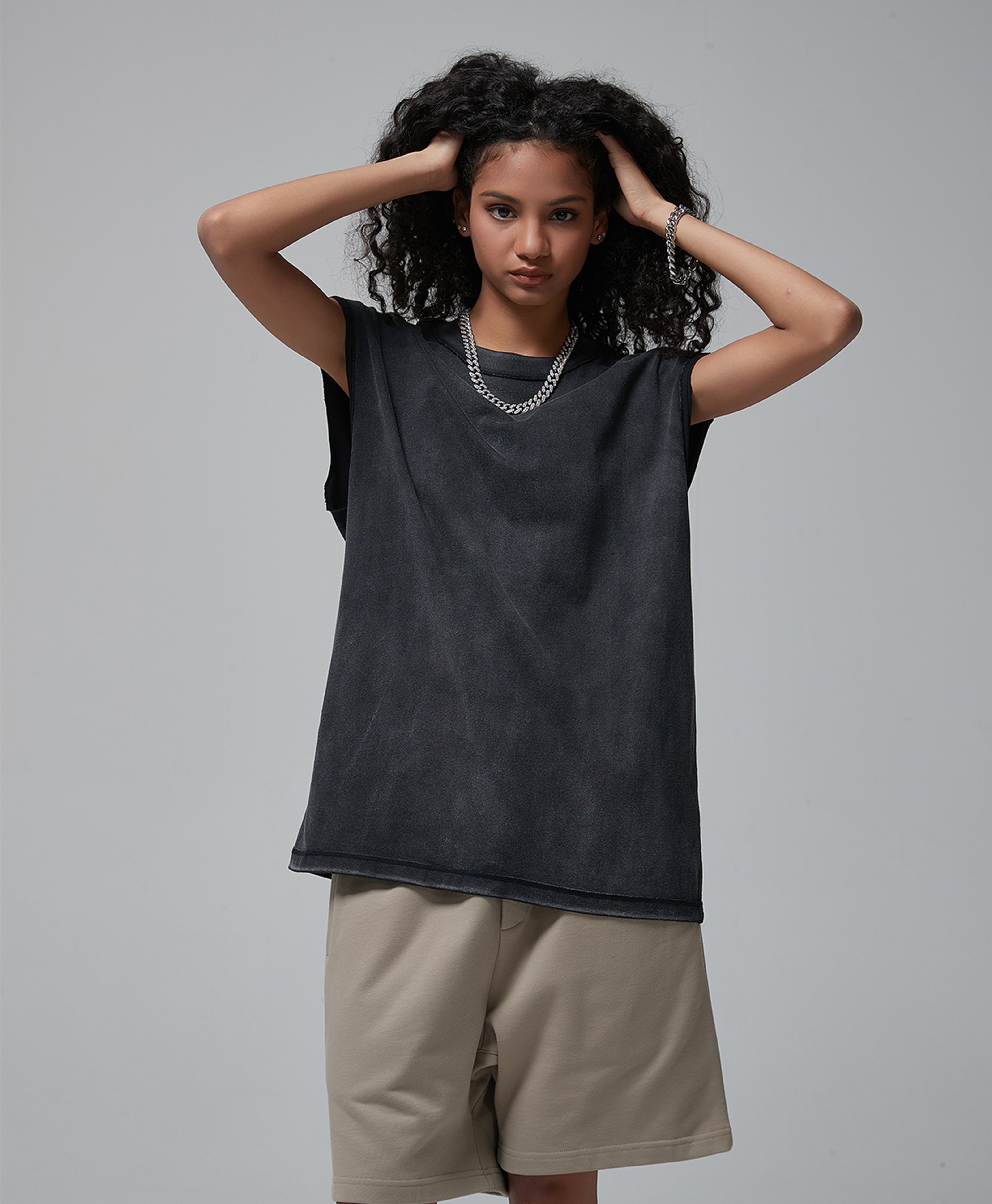 ATHENTIQ PREMIUM WASHED CUT OFF
