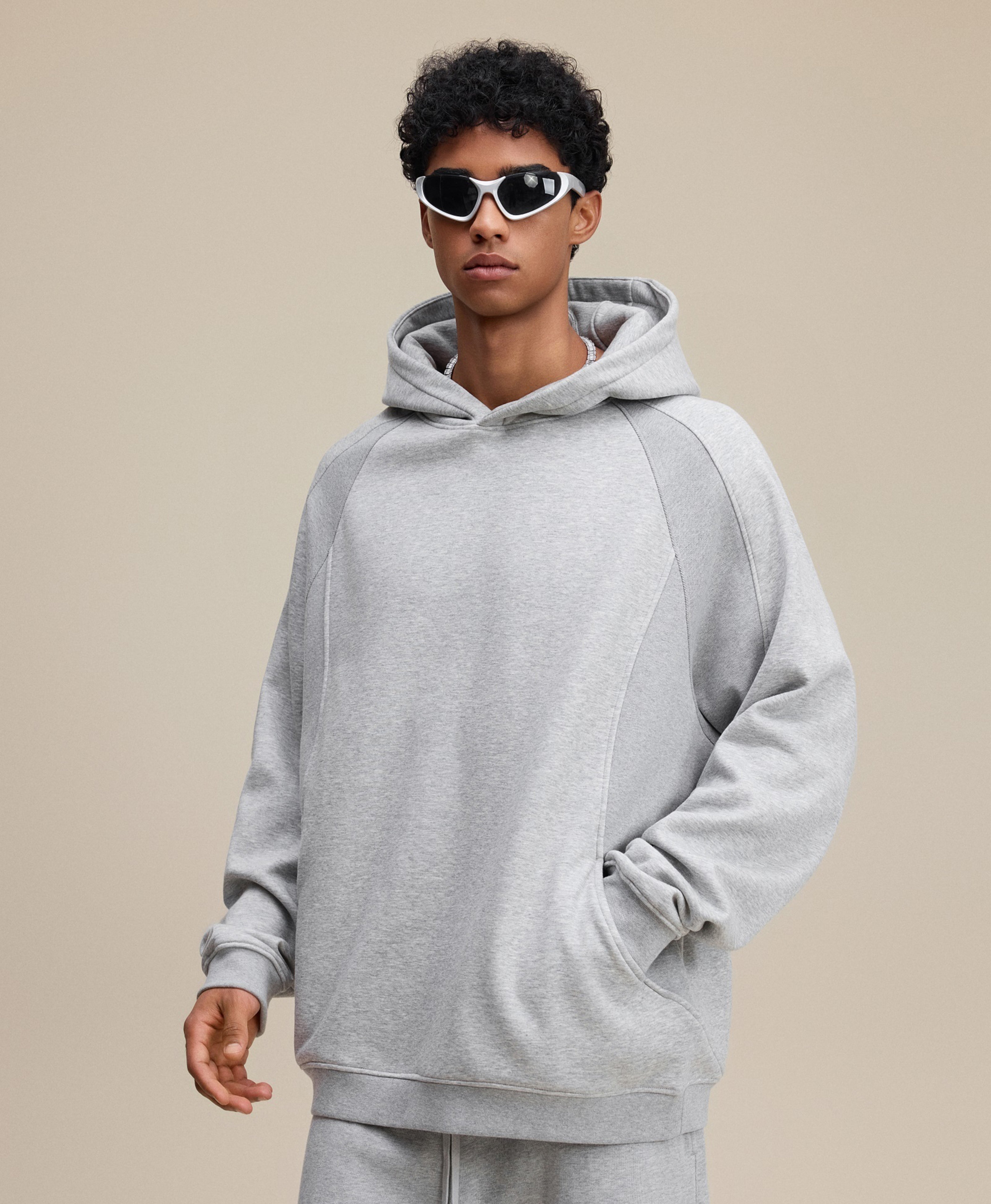 ATHENTIQ BLANK FLEECE HOODIE
